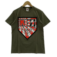 半袖Tシャツ KISS 日章旗 (M) M カーキ
