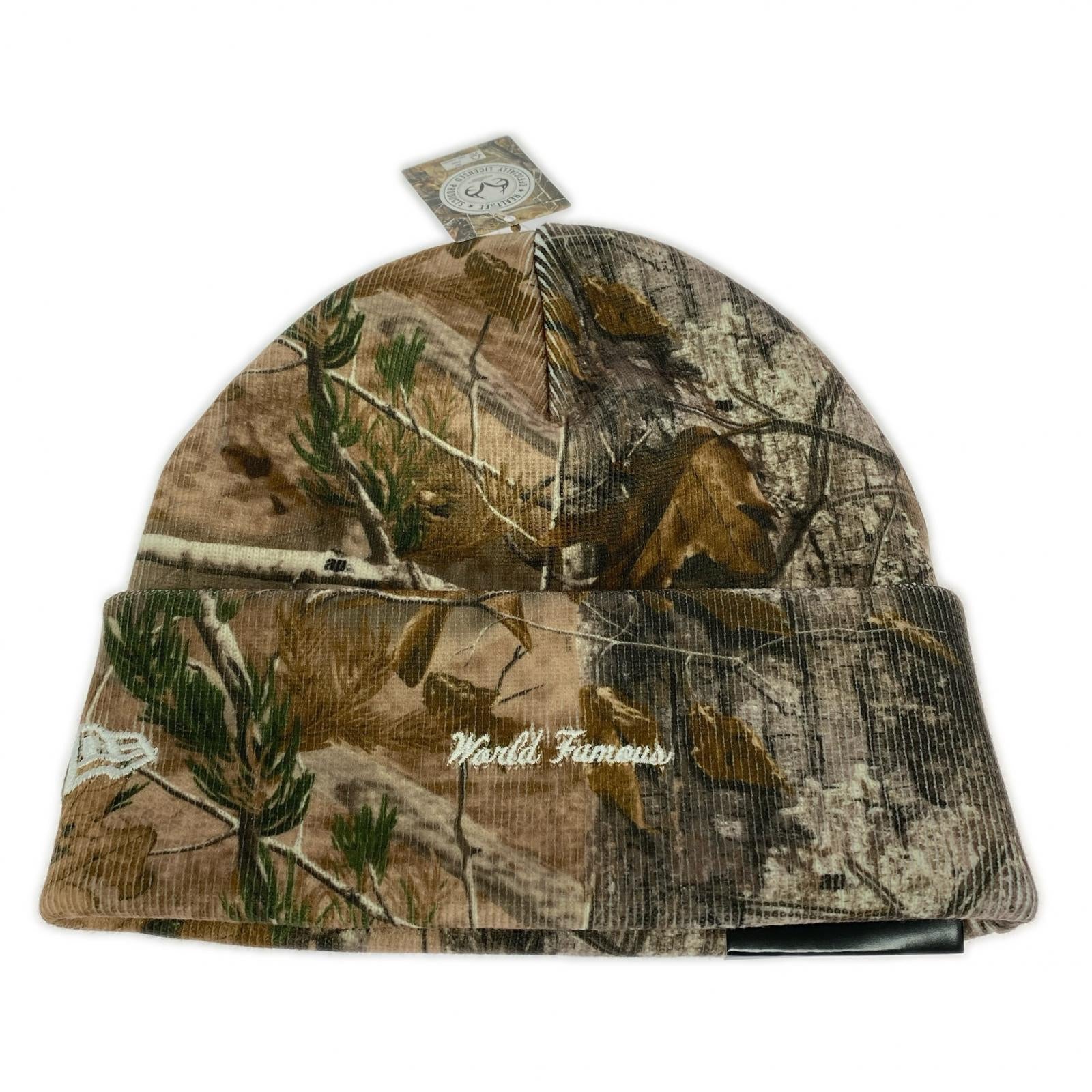 ニットキャップ ×New Era 25FW Box Logo Beanie AP Camo