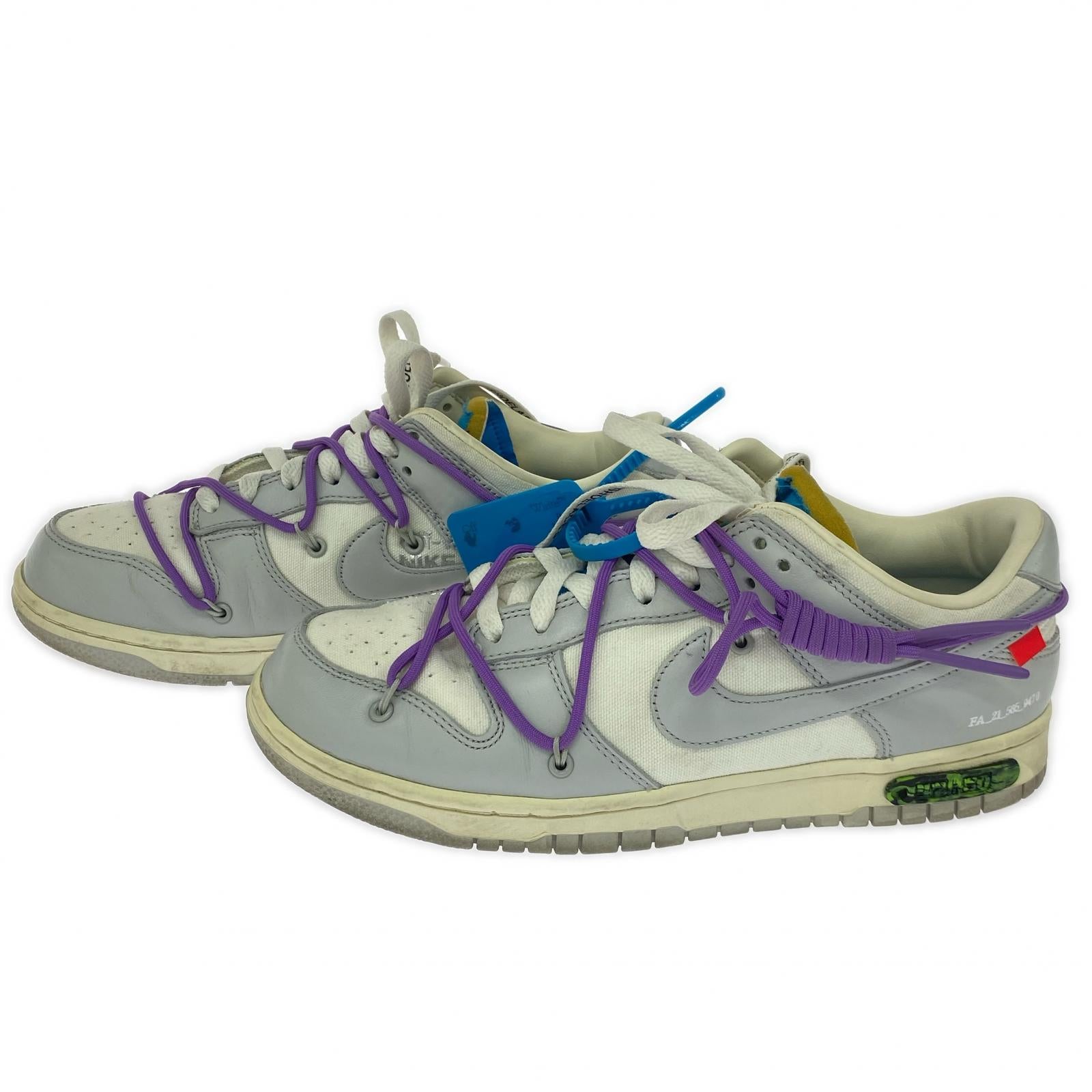 スニーカー OFF-WHITE × NIKE DUNK LOW 1 OF 50 "47" 27cm (US9 UK8 1/2 EU44)