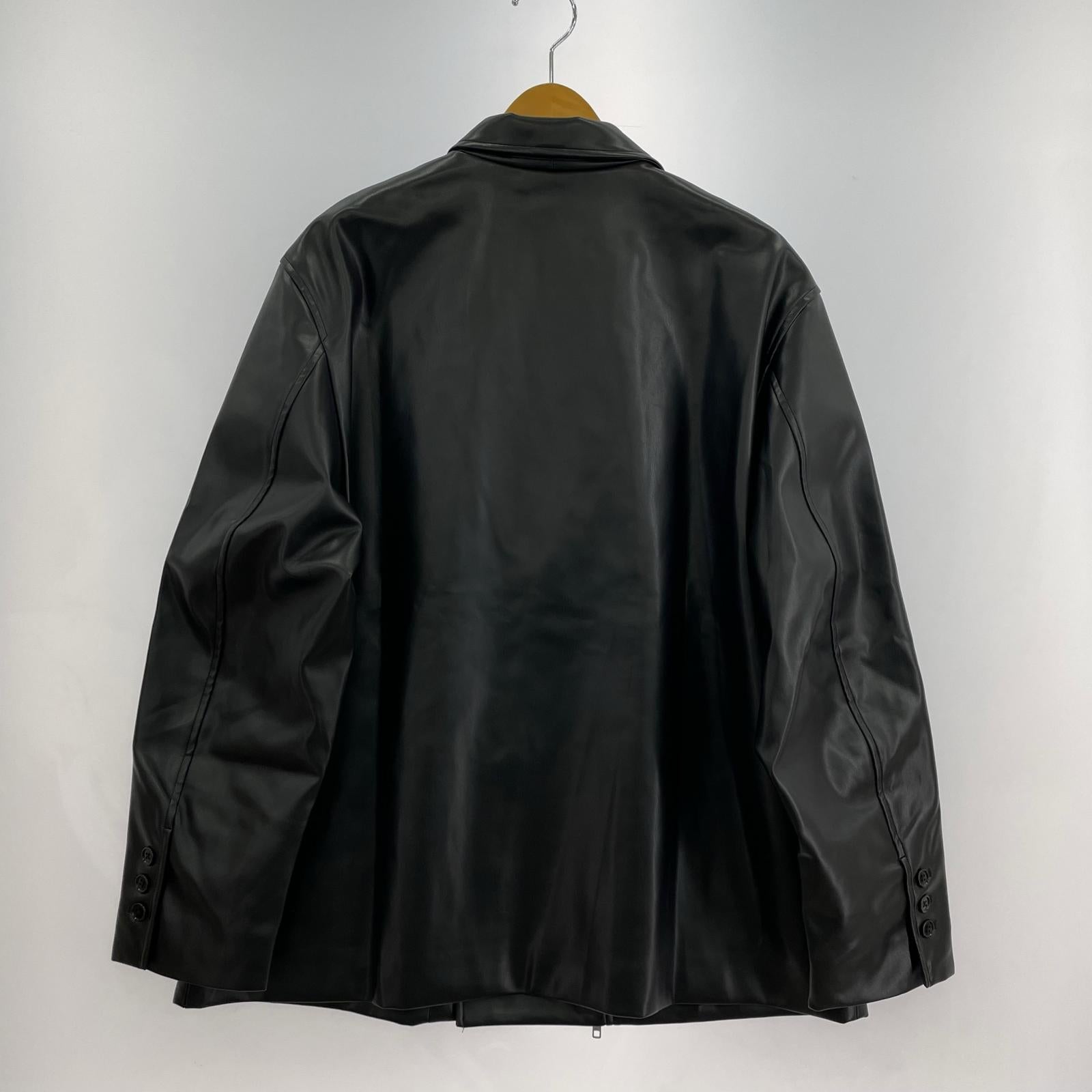 レザージャケット EZ JACKET (SYNTHETIC LEATHER)/S/ブラック/PU625 S ブラック