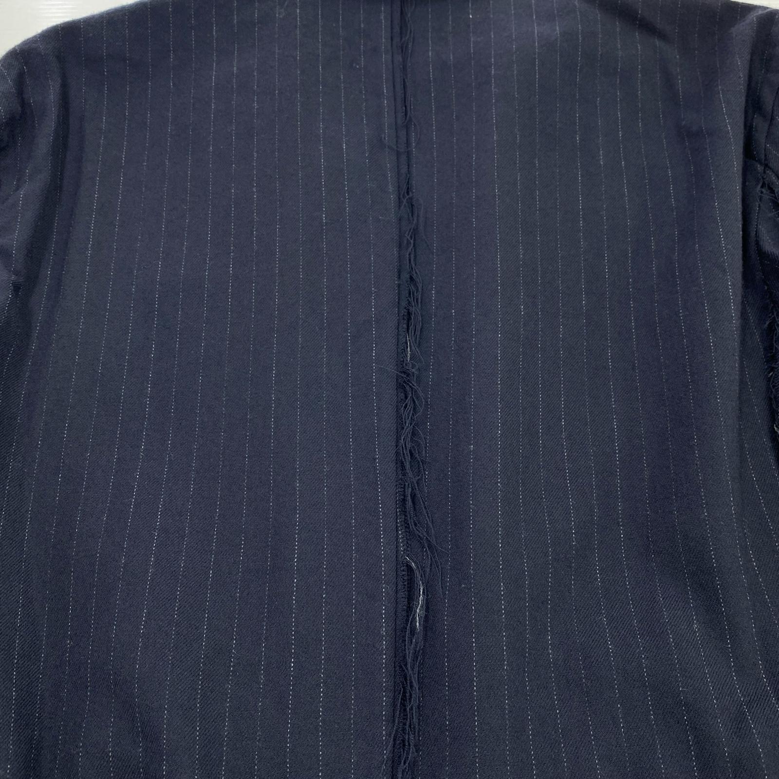 ジャケット FLANNEL STRIPE BROKEN JACKET/0/ネイビー/A00179J 0 ネイビー