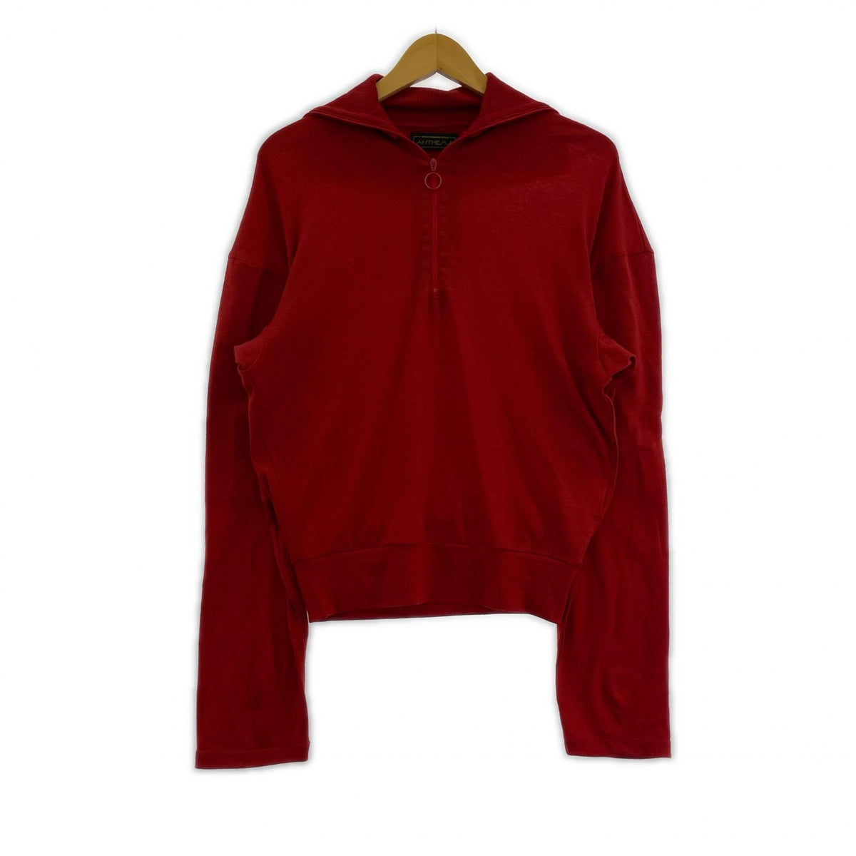 ジャケット WASHABLE WOOL VOLUME SLEEVE JERSEY (1) 1 レッド