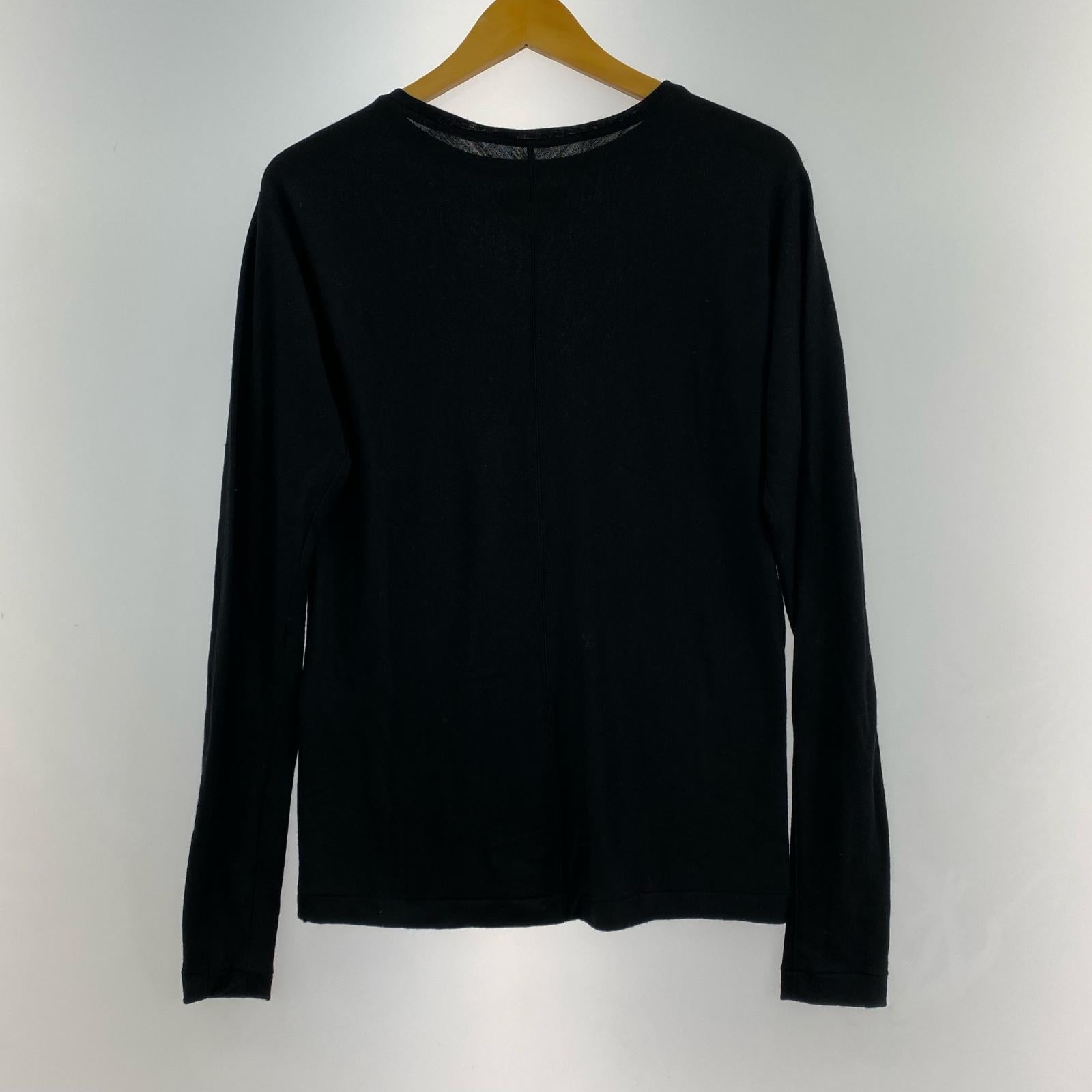 ジャケット ANTHEM A LINKING PATTERN WASHABLE WOOL JERSEY ニットソー 0 ブラック 0 ブラック