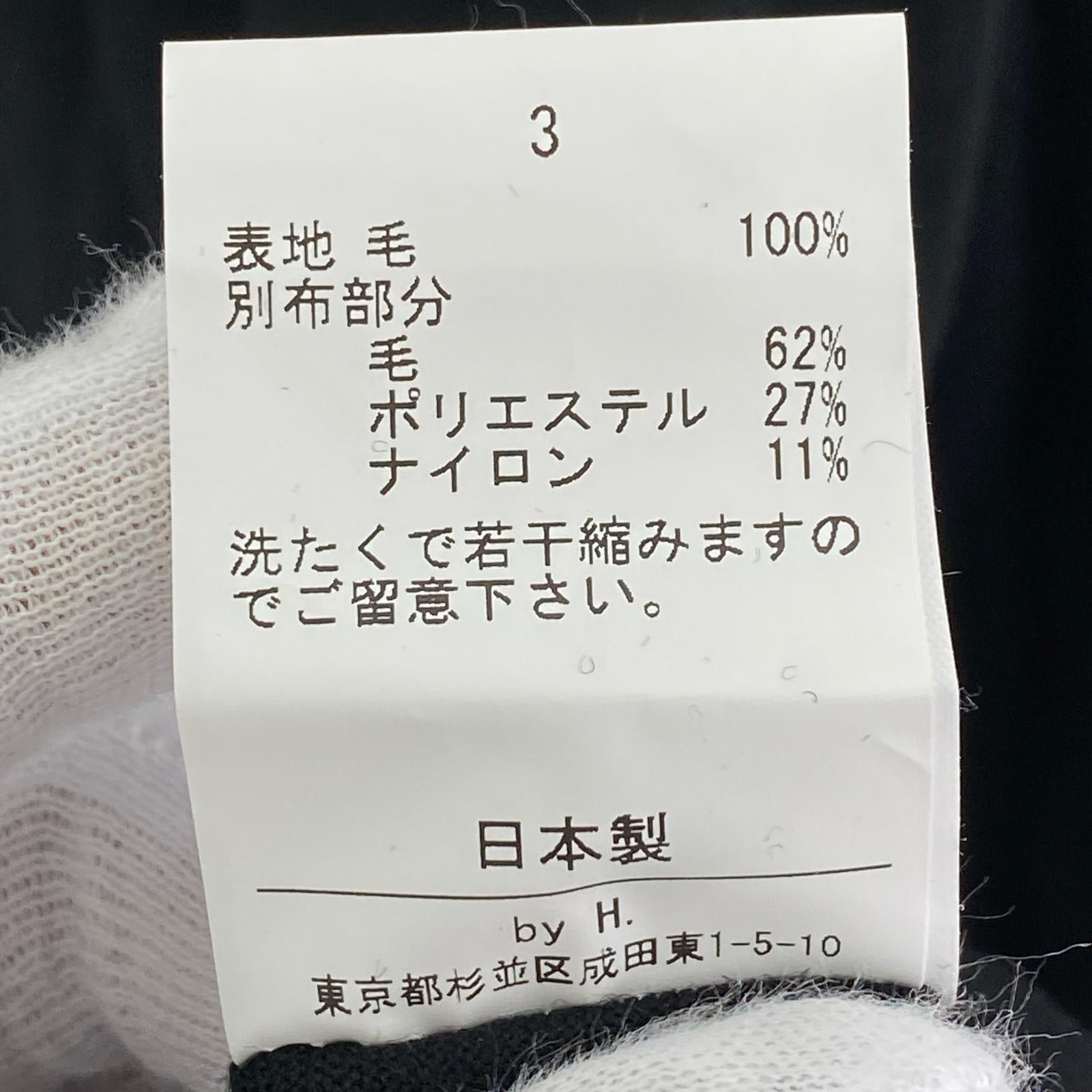 長袖Tシャツ Fine Wool long T/3/ブラック/25aw CT-5 3 ブラック