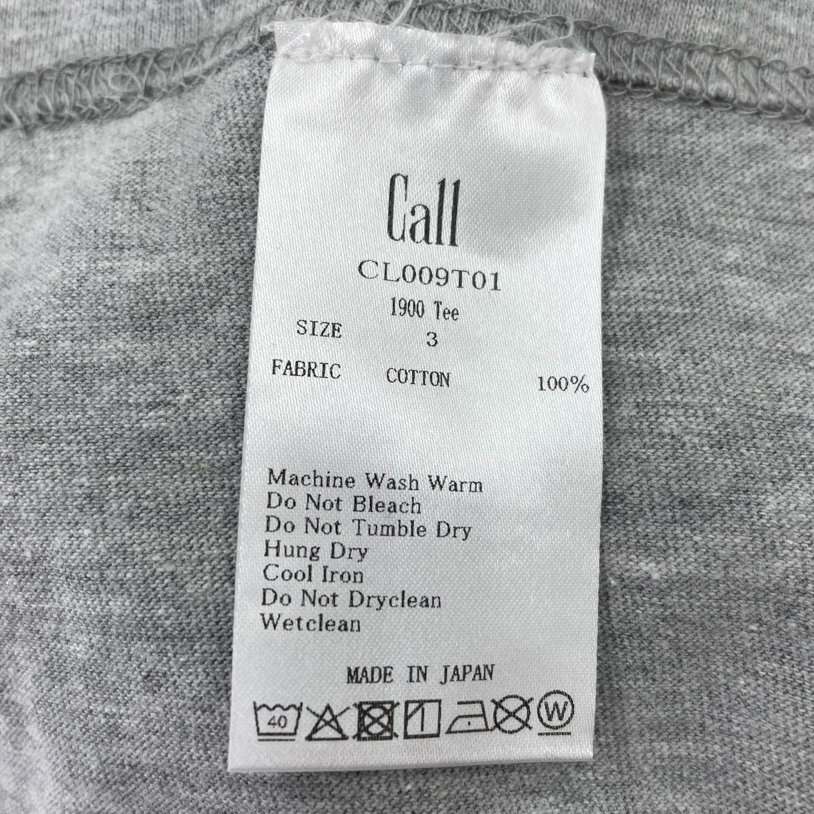 半袖Tシャツ 1900 Tee ワッペン グレー (3) 3 グレー