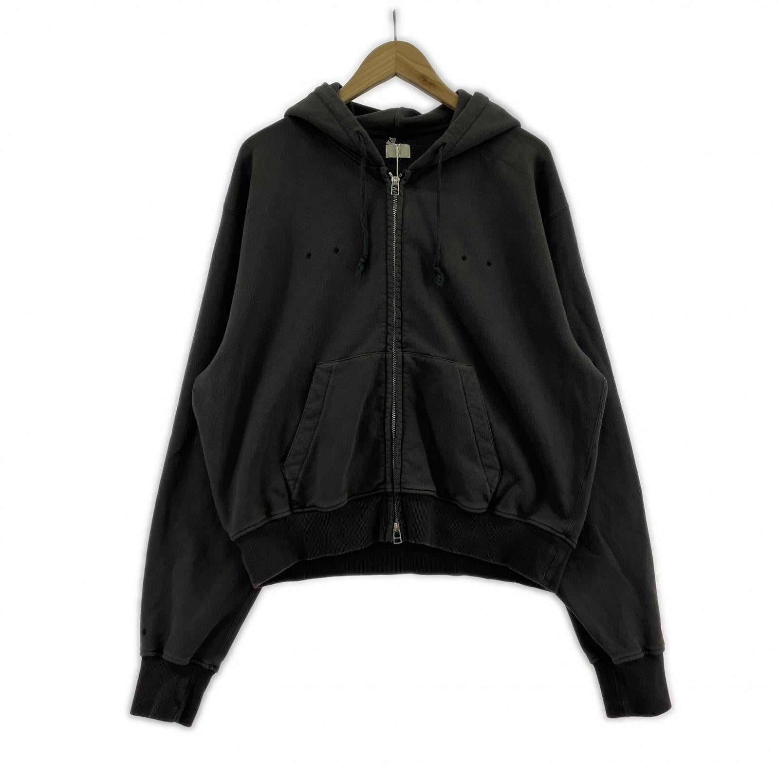 パーカー GARMENT DYED SWEAT HOODIE (2) 2 グレー