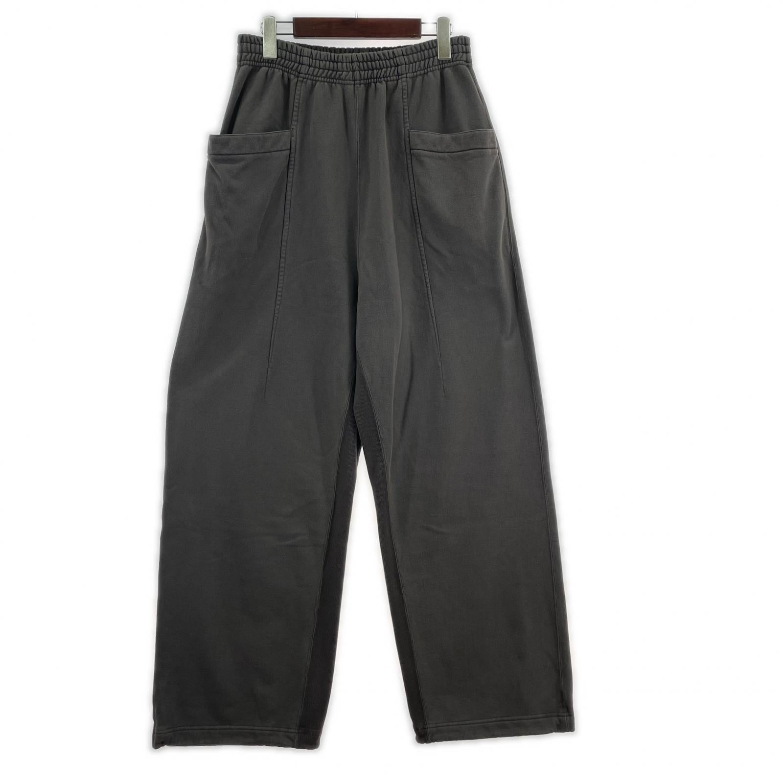 パンツ Call GARMENT DYED WIDE SWEAT TROUSERS CL009PT02B チャコール (2) タグ付き 2