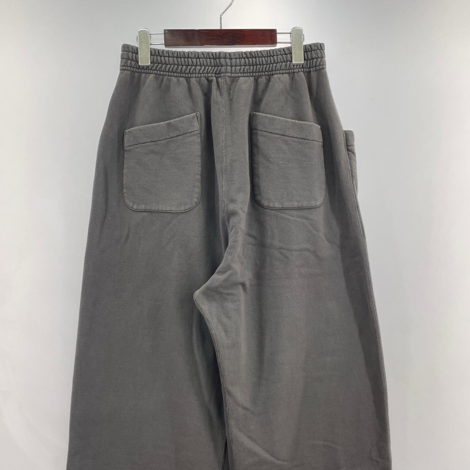パンツ Call GARMENT DYED WIDE SWEAT TROUSERS CL009PT02B チャコール (2) タグ付き 2
