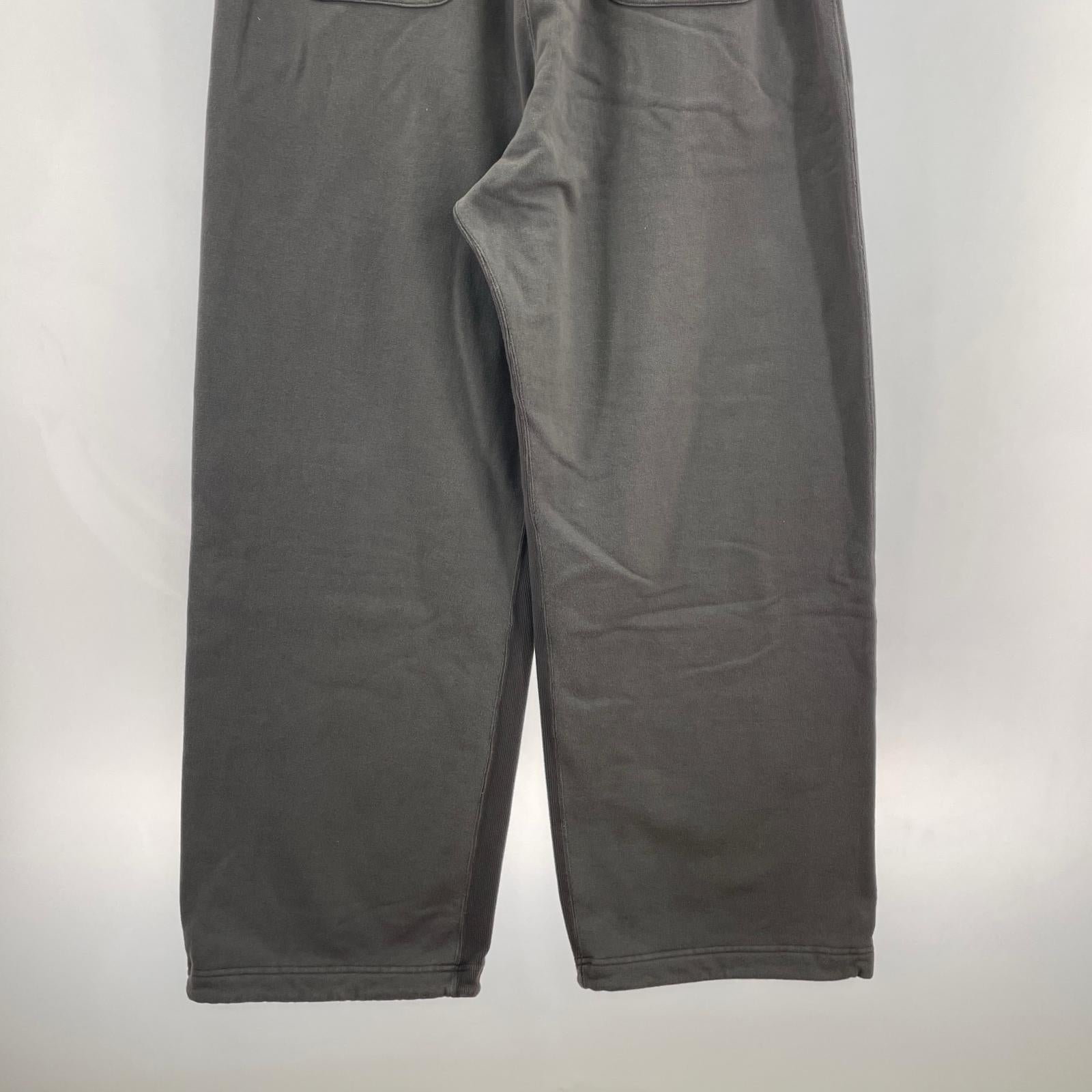 パンツ Call GARMENT DYED WIDE SWEAT TROUSERS CL009PT02B チャコール (2) タグ付き 2