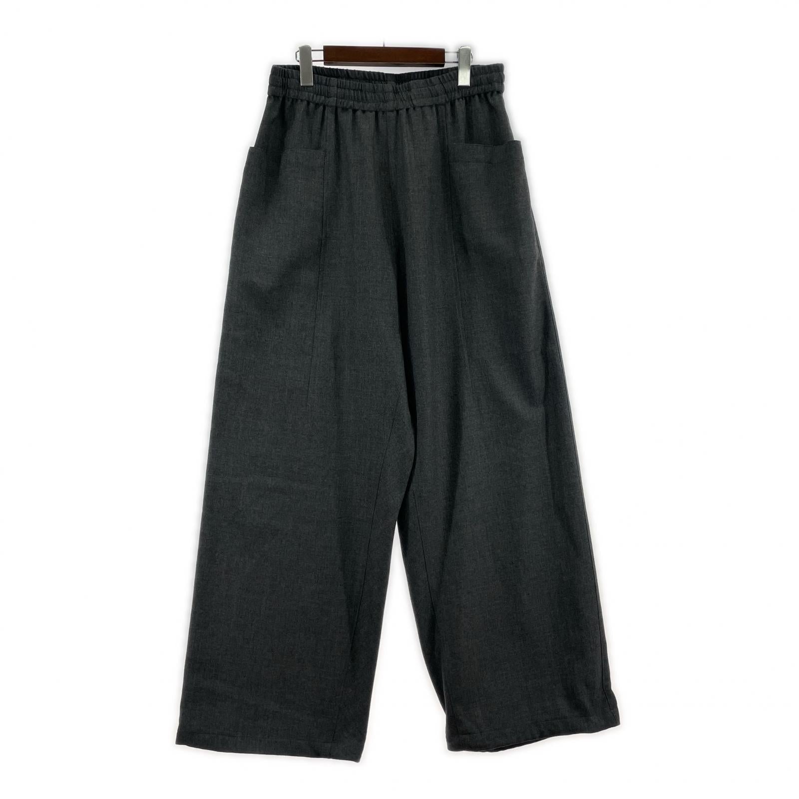 パンツ WIDE WOOLTROUSERS (3) 3 グレー
