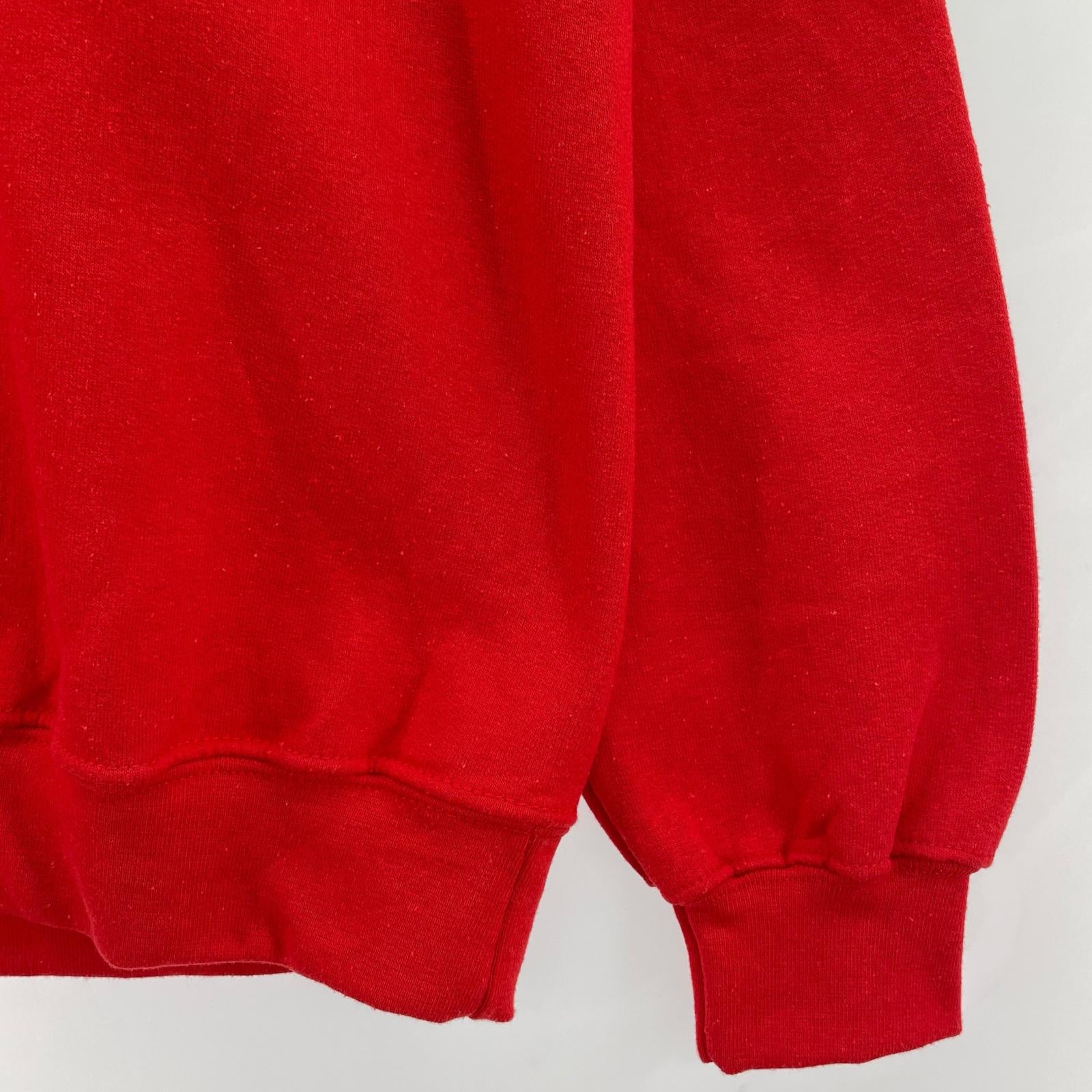 スウェット waf. 赤 (L) L レッド