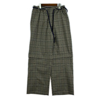パンツ DETACHABLE PANTS L BEIGE チェック L