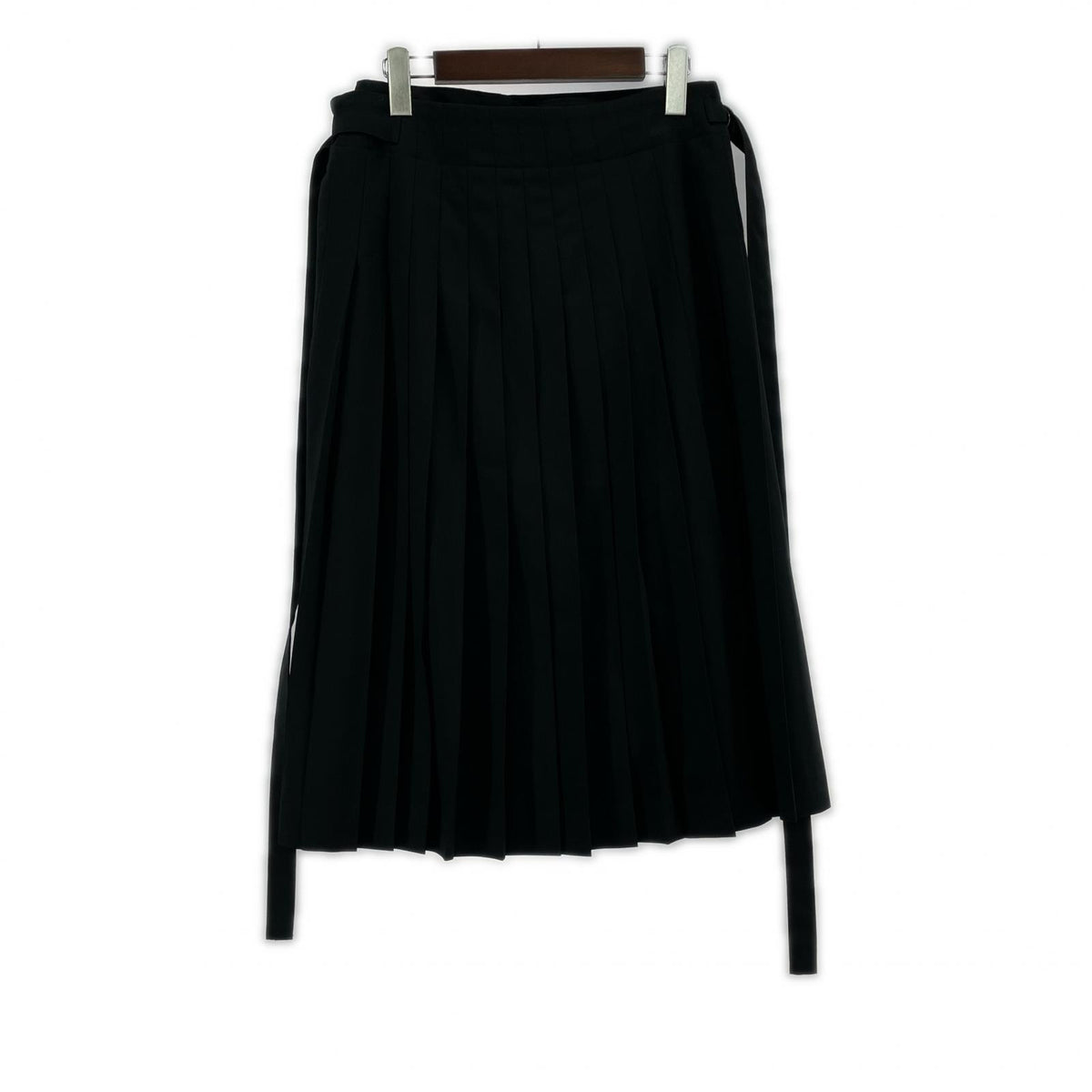 スカート 24AW PLEATED SKIRT (M) M ブラック