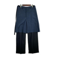 パンツ COGNOMEN 25AW PLEATED LAYRED PANTS WA-PT-M02 青 (L) L ブルー