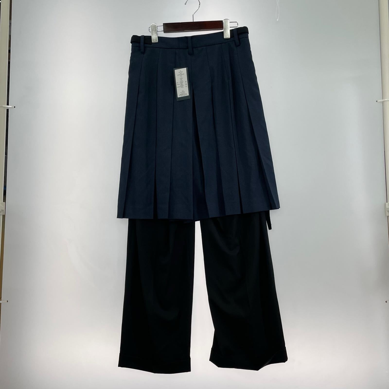パンツ プリーツレイヤードパンツ WA-PT-M02 M