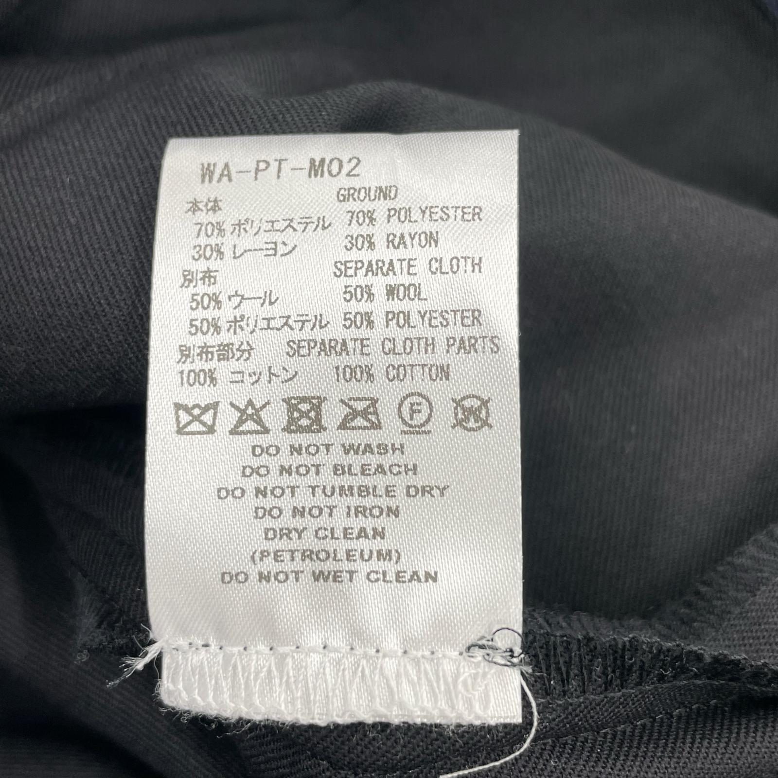 パンツ プリーツレイヤードパンツ WA-PT-M02 M