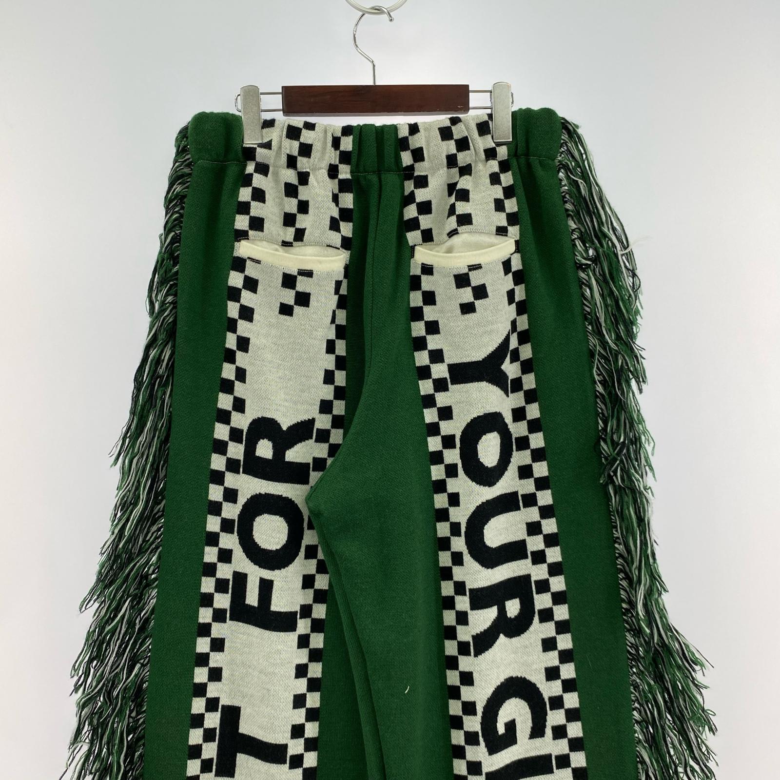 パンツ FOOTBALL SCARF KNIT PANTS/L/グリーン/GLORY-PT-U03 L グレー