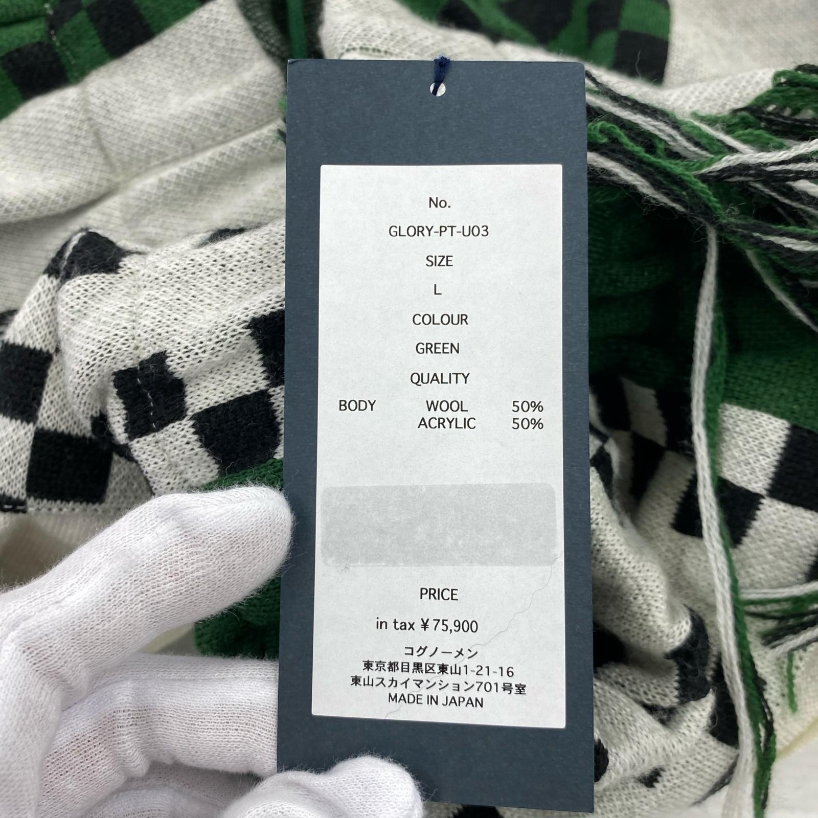 パンツ FOOTBALL SCARF KNIT PANTS/L/グリーン/GLORY-PT-U03 L グレー