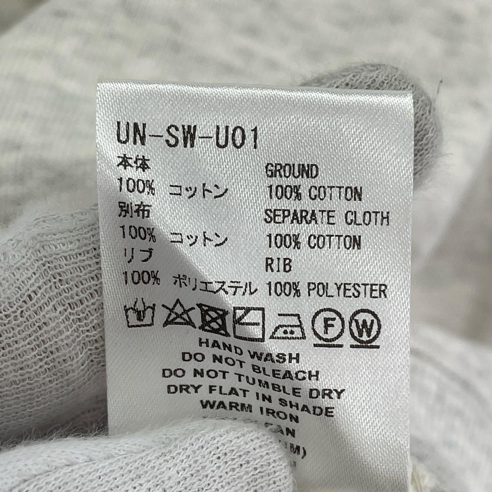 スウェット COGNOMEN レイヤードスウェットシャツ M グレー