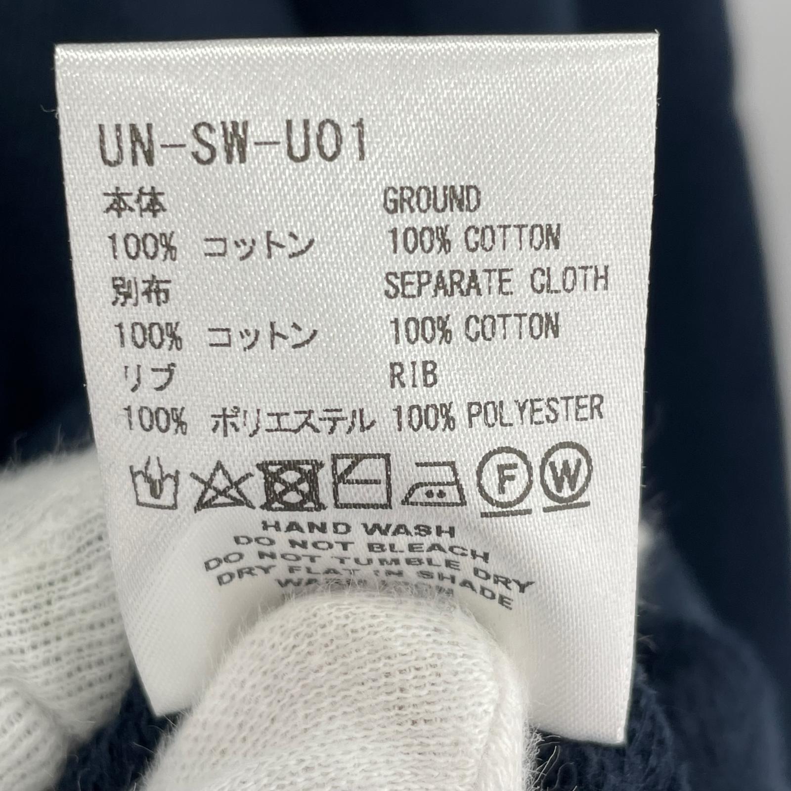 スウェット UNIFORM LAYERED SWEAT SHIRT (L) L ネイビー