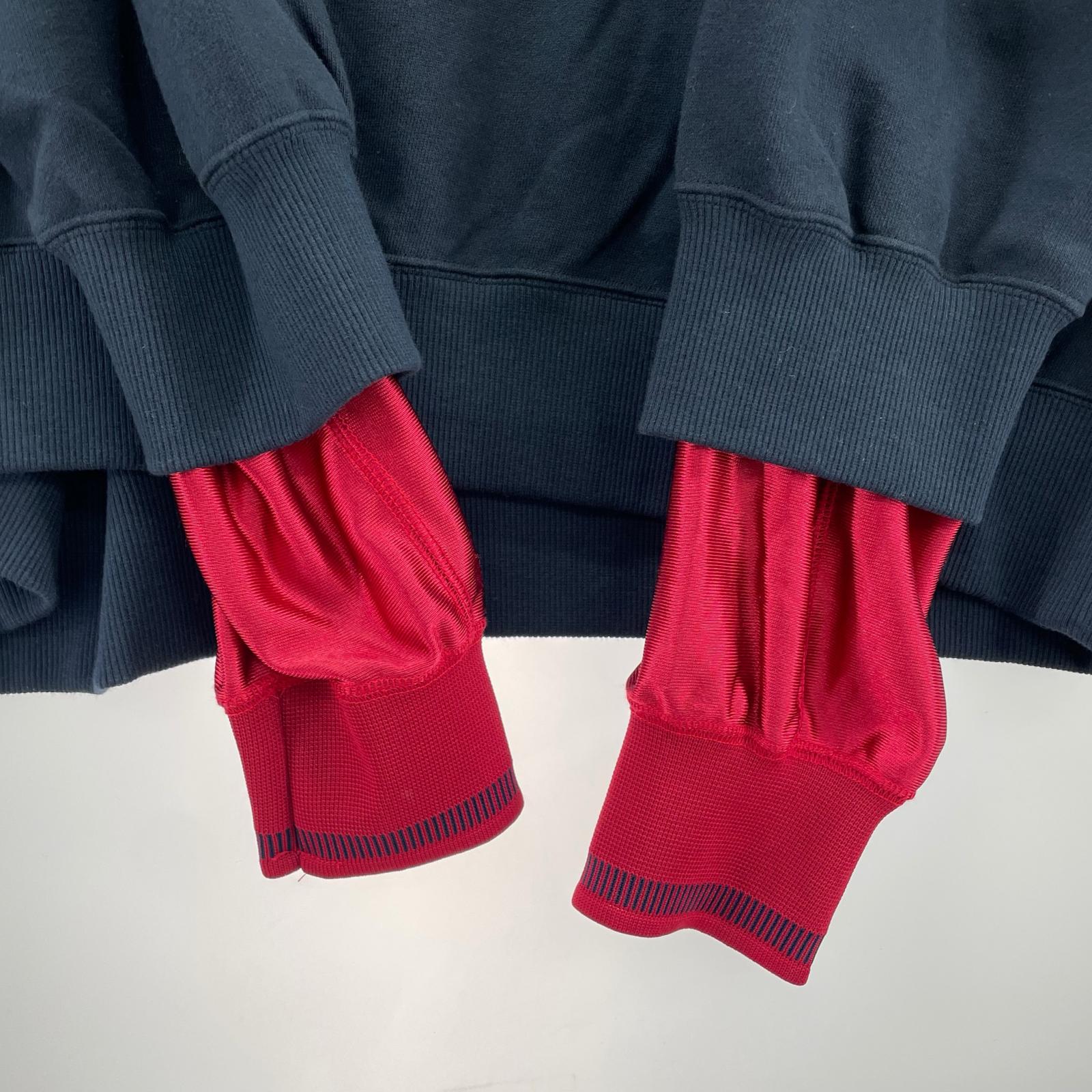スウェット UNIFORM LAYERED SWEAT SHIRT (L) L ネイビー