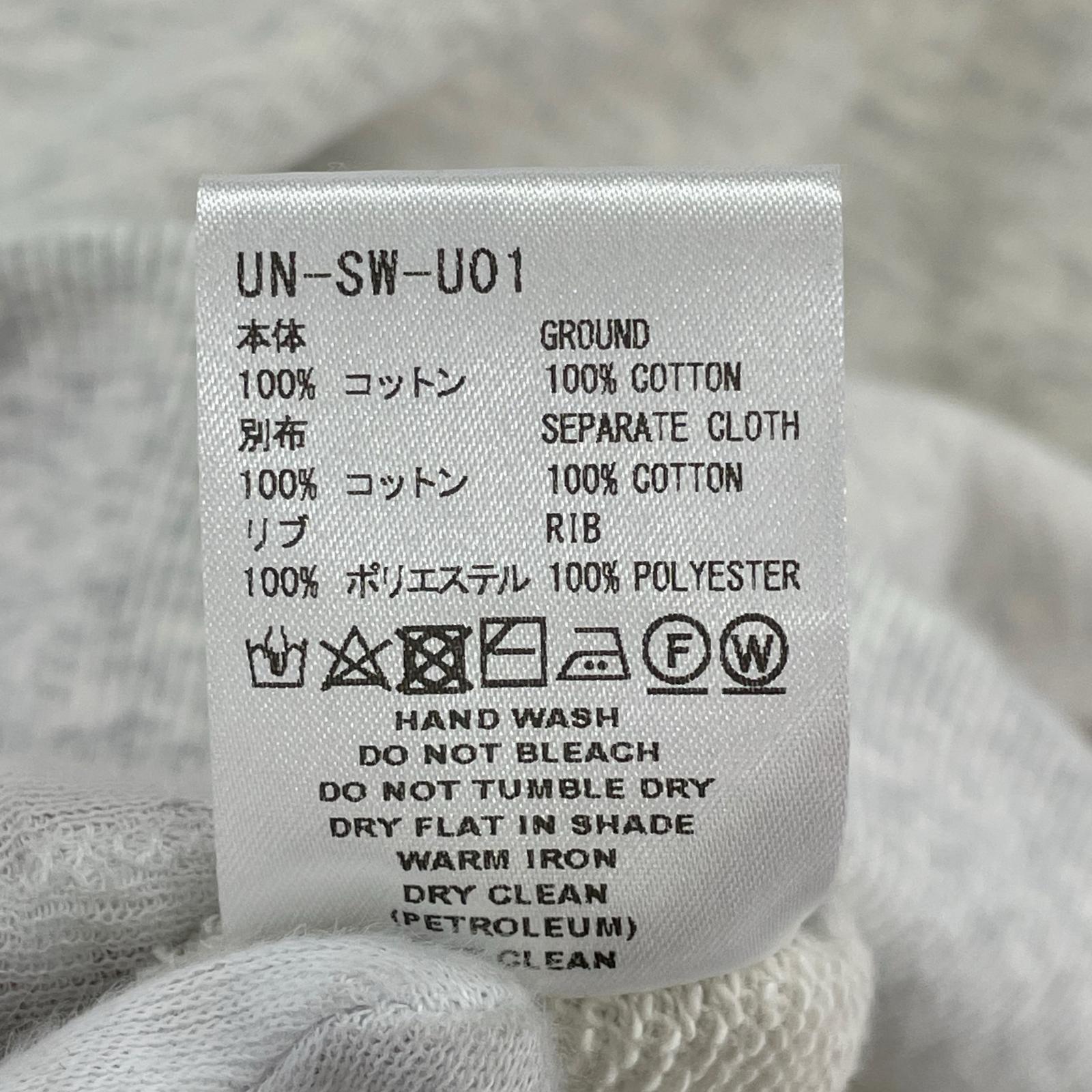 スウェット COGNOMEN UNIFORM LAYERED SWEAT SHIRT UN-SW-U01 グレー (M) M グレー