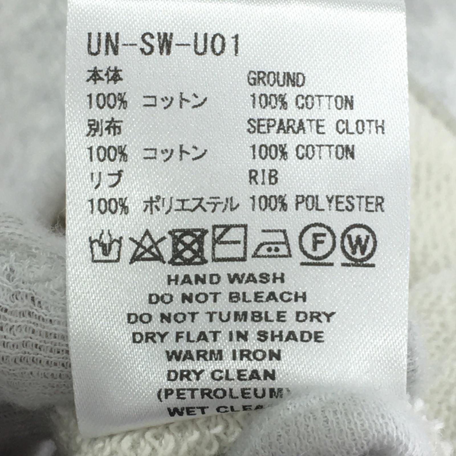 スウェット UNIFORM LAYERED SWEAT SHIRT (L) WHT L グレー