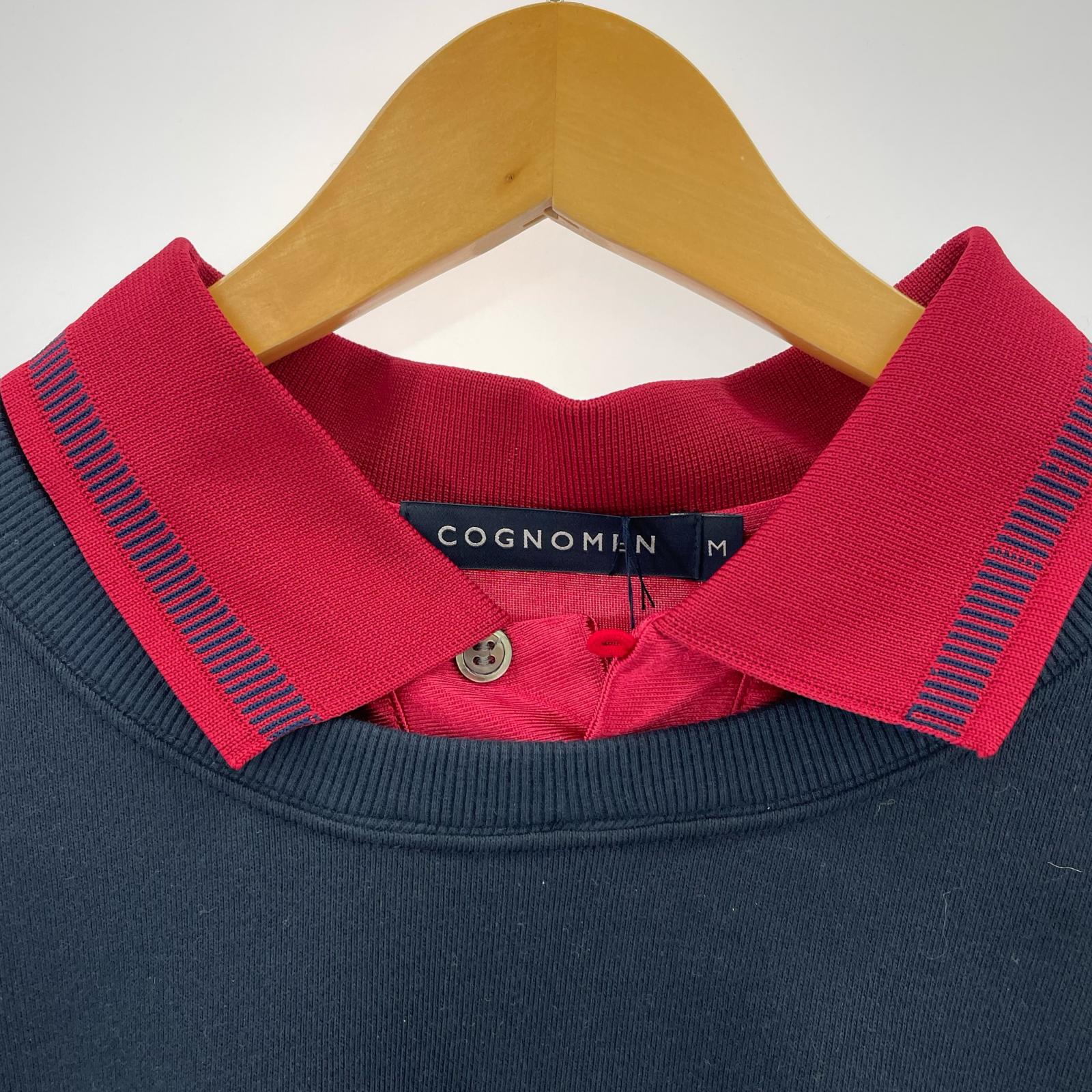 スウェット UNIFORM LAYERED SWAET SHIRT 紺 (M) M ネイビー