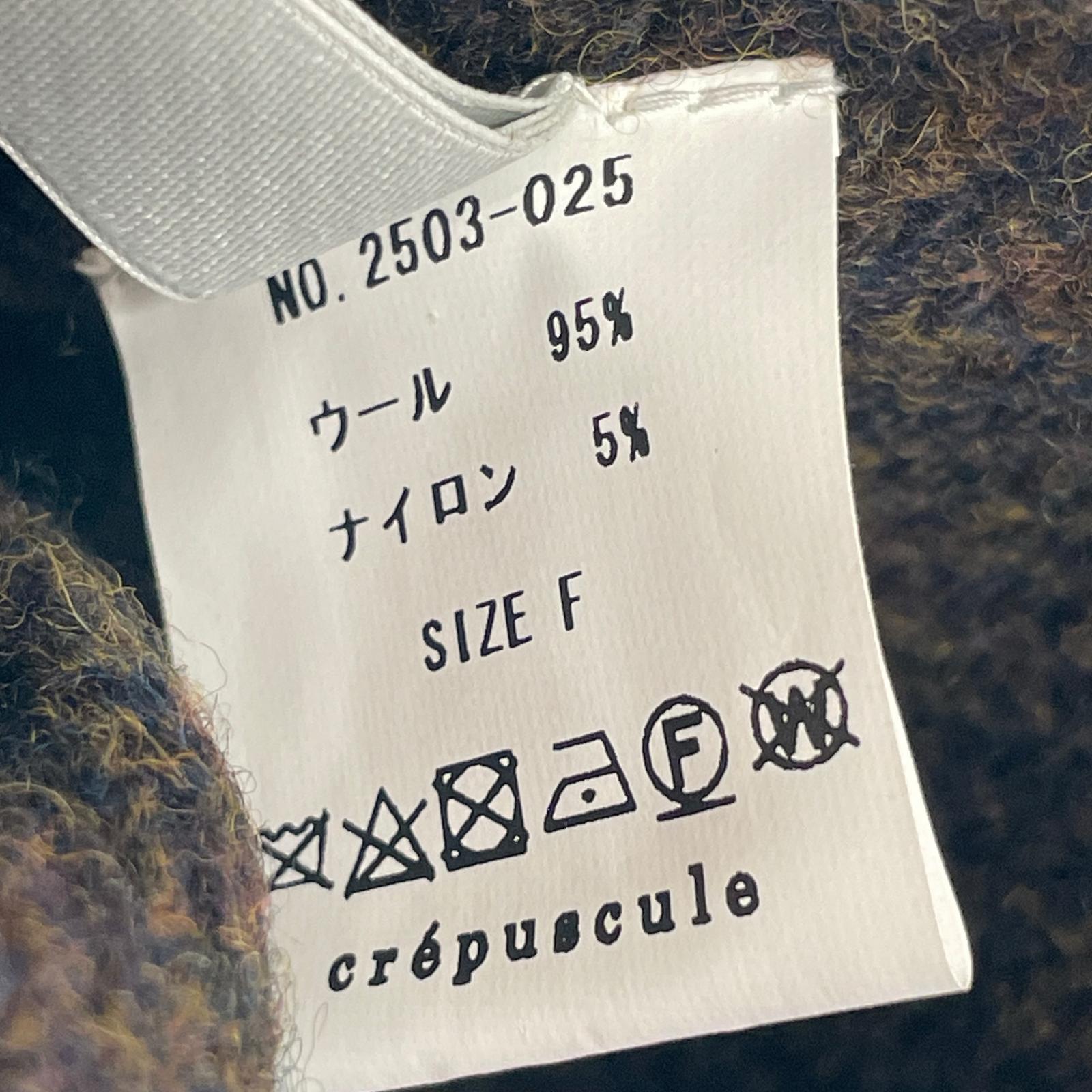 キャップ Wool Knit Cap/F/2503-025 ブラウン