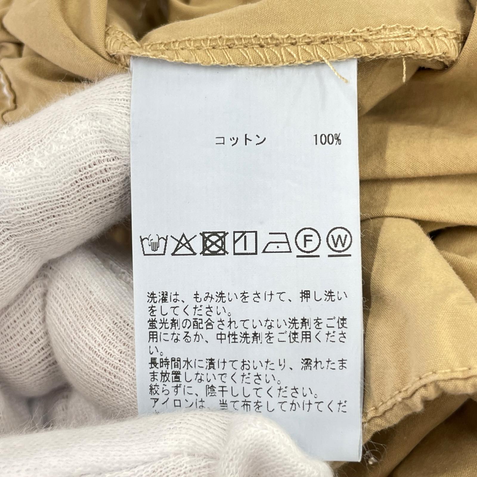 パンツ CURRENTAGE ラップイージーパンツ 3 ベージュ