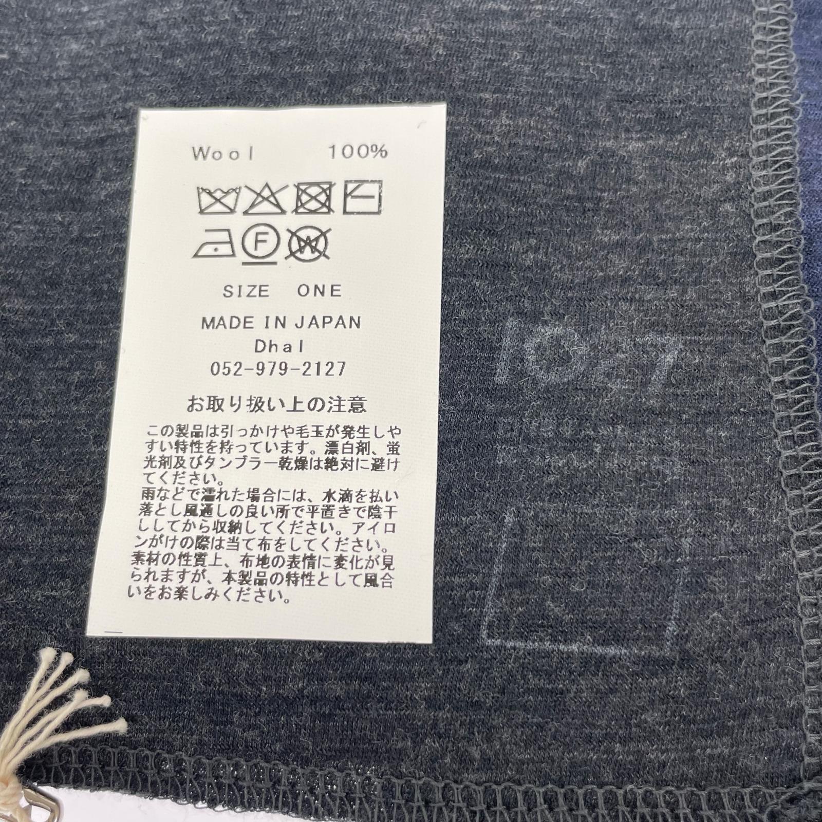 その他アクセサリー Dhal SUPER 120'S TOP WOOL JERSEY UTILITY SCARF