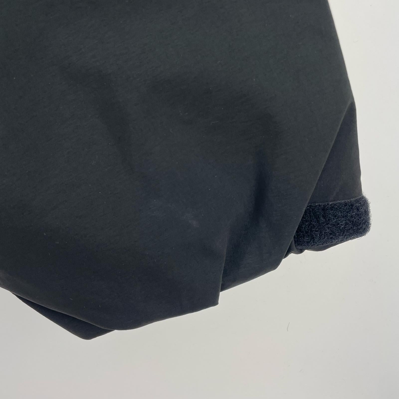 ジャケット J005 3LYR Down Hoodie 黒 L ブラック