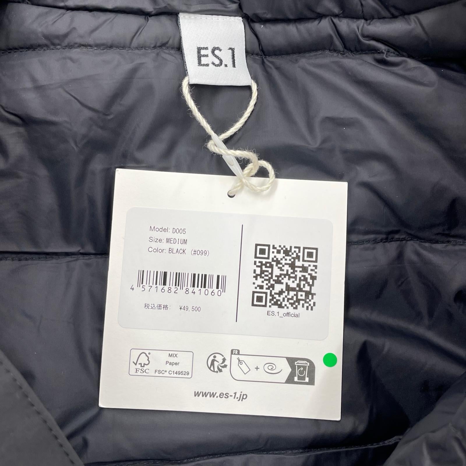 ジャケット D005 3LYR Down Jacket 黒 (M) M ブラック