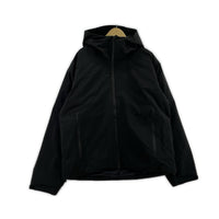 ダウンジャケット ES.1 3lyr down Hoodie エスアイ 3レイヤーダウンフーディ D005 黒 (L) タグ付き L ブラック