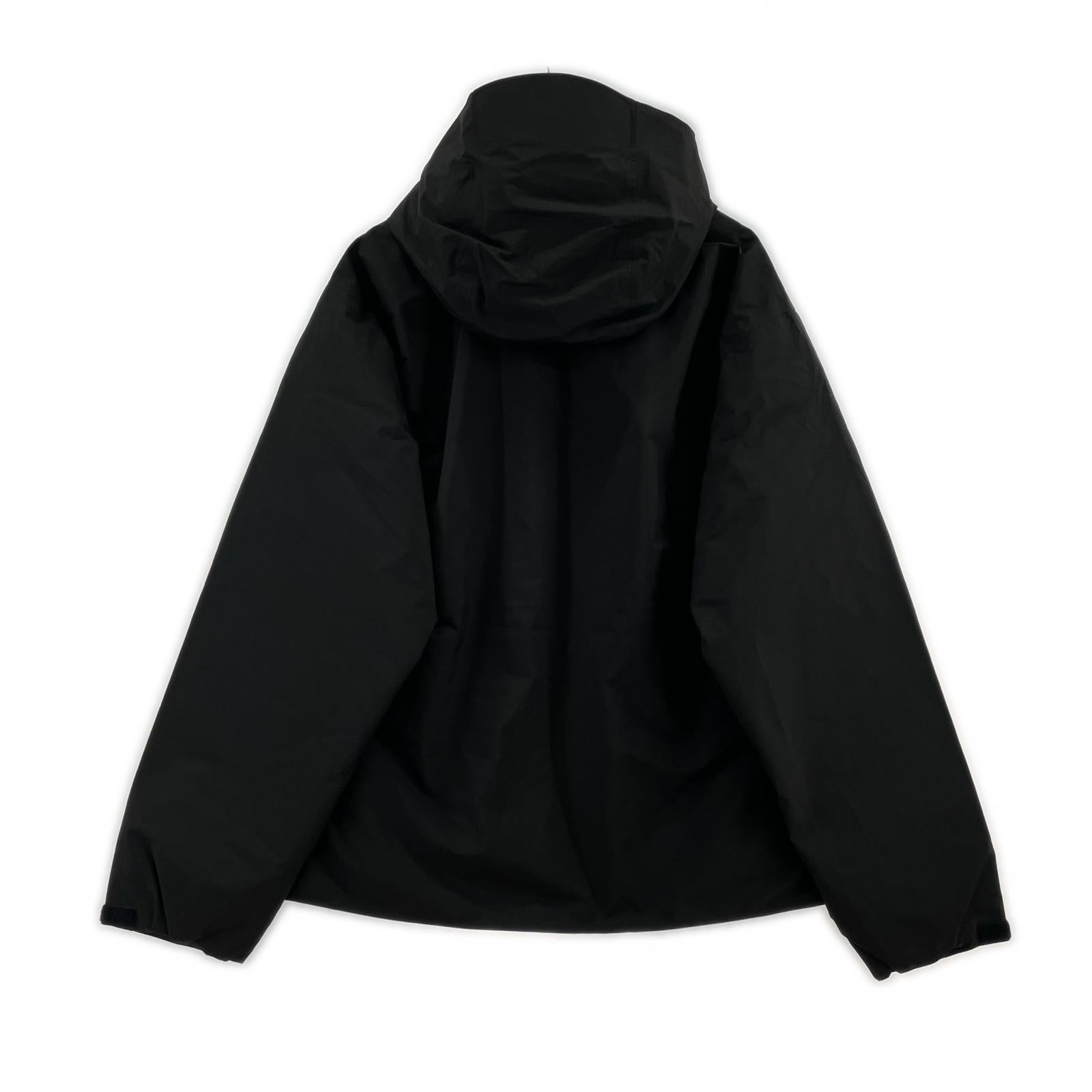 ダウンジャケット ES.1 3lyr down Hoodie エスアイ 3レイヤーダウンフーディ D005 黒 (L) タグ付き L ブラック