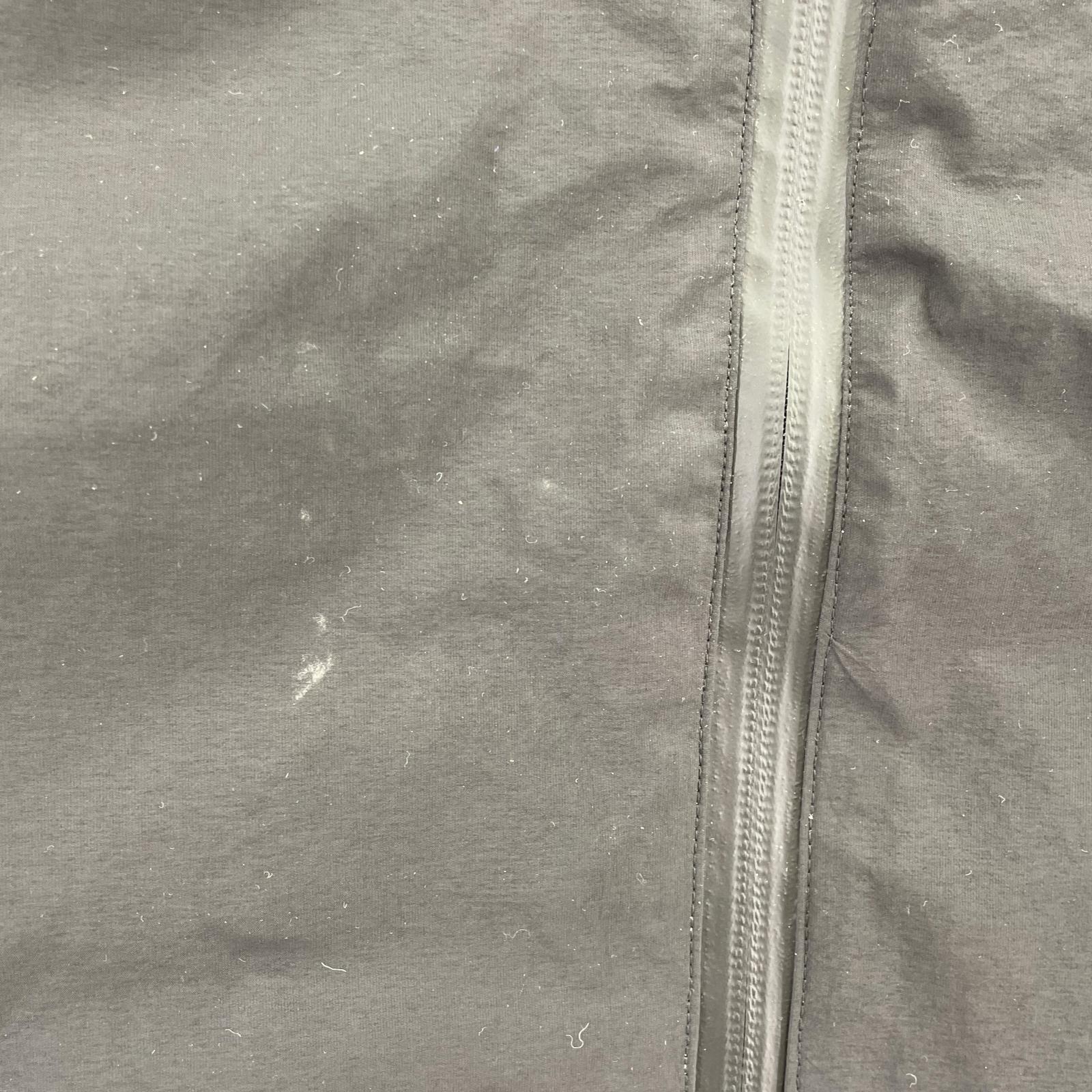 ダウンジャケット D005 3LYR Down Hoodie 黒 (L) L ブラック