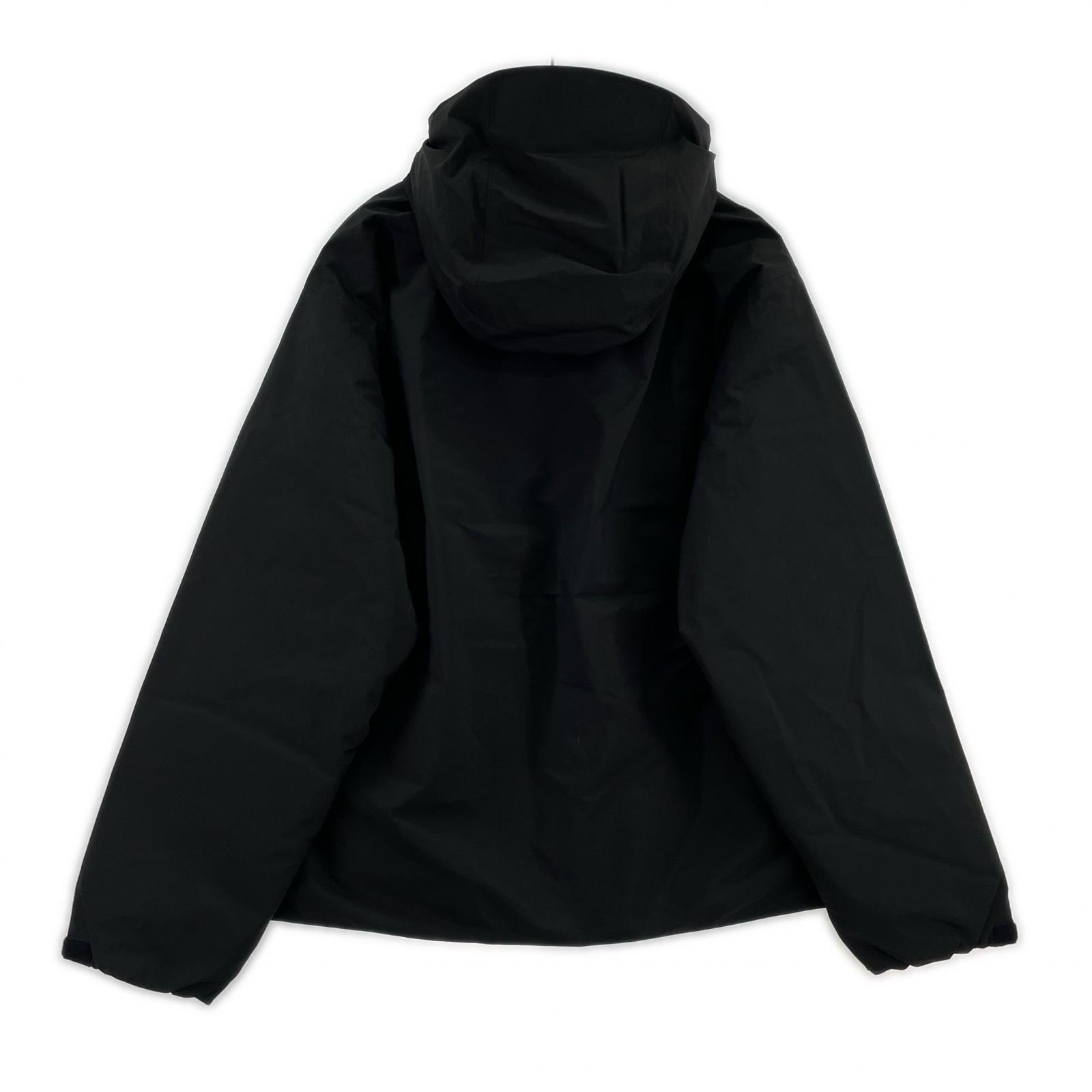 ダウンジャケット D005 3LYR Down Hoodie 黒 (L) L ブラック