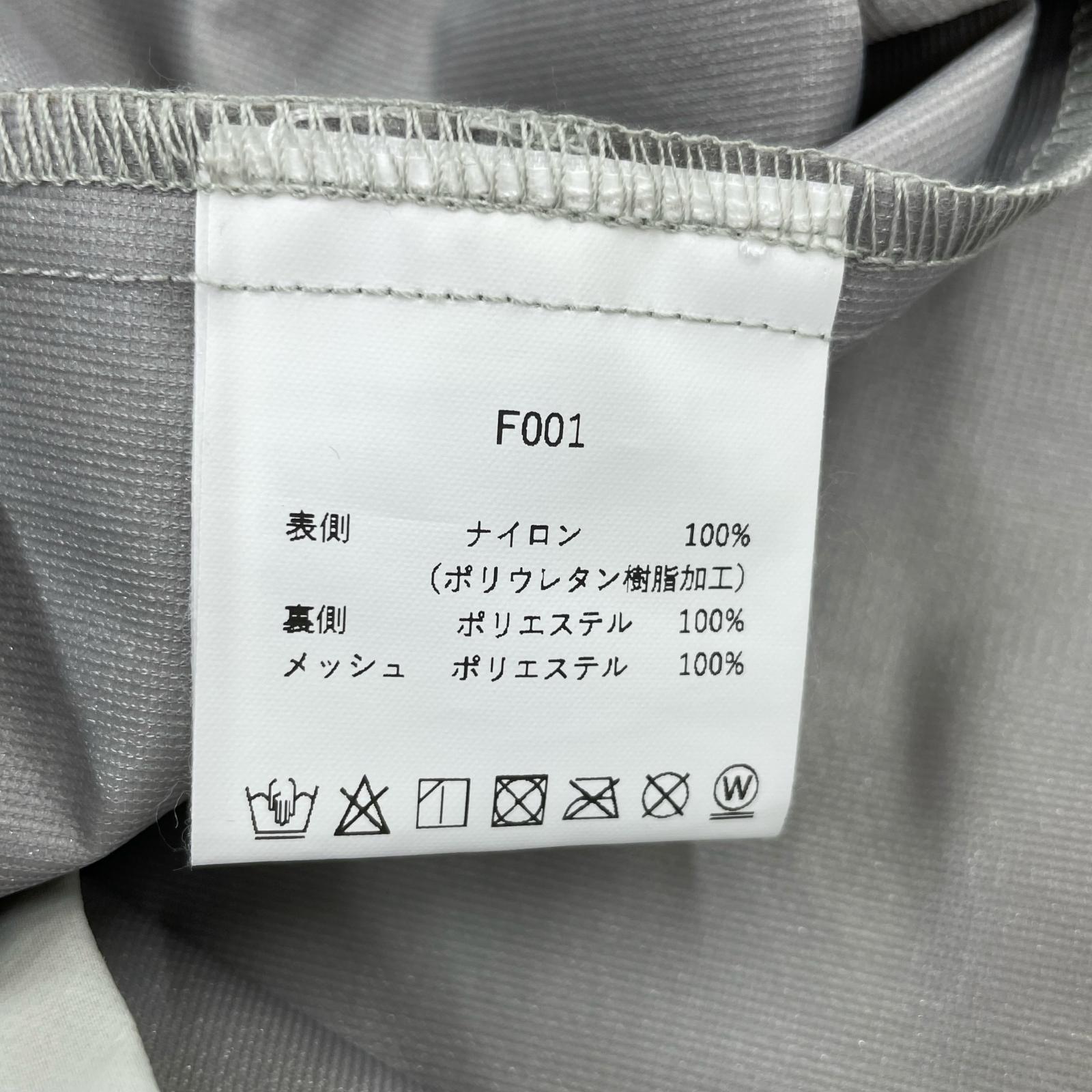 ジャケット F001 ナイロン グレー (XL) グレー