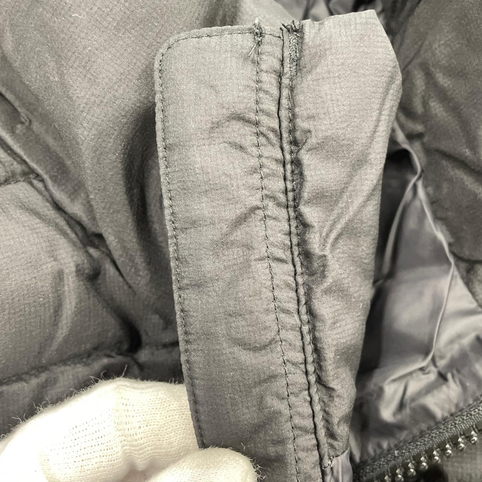 ダウンジャケット D008 Middle Down Jacket 黒 (XL) ブラック