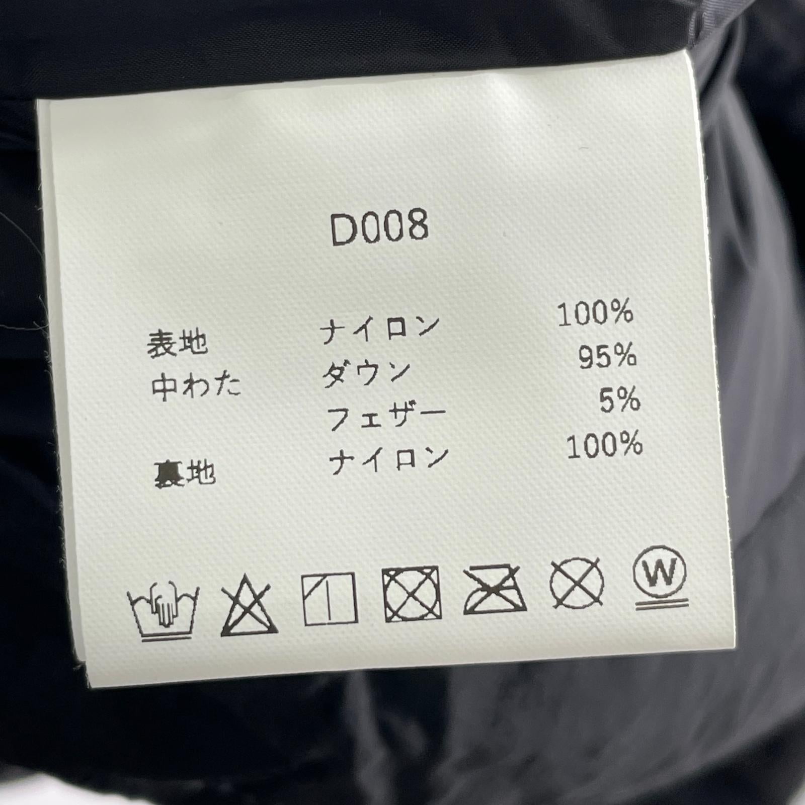 ジャケット Middle Down Jacket/L/ブラック/D008 L ブラック