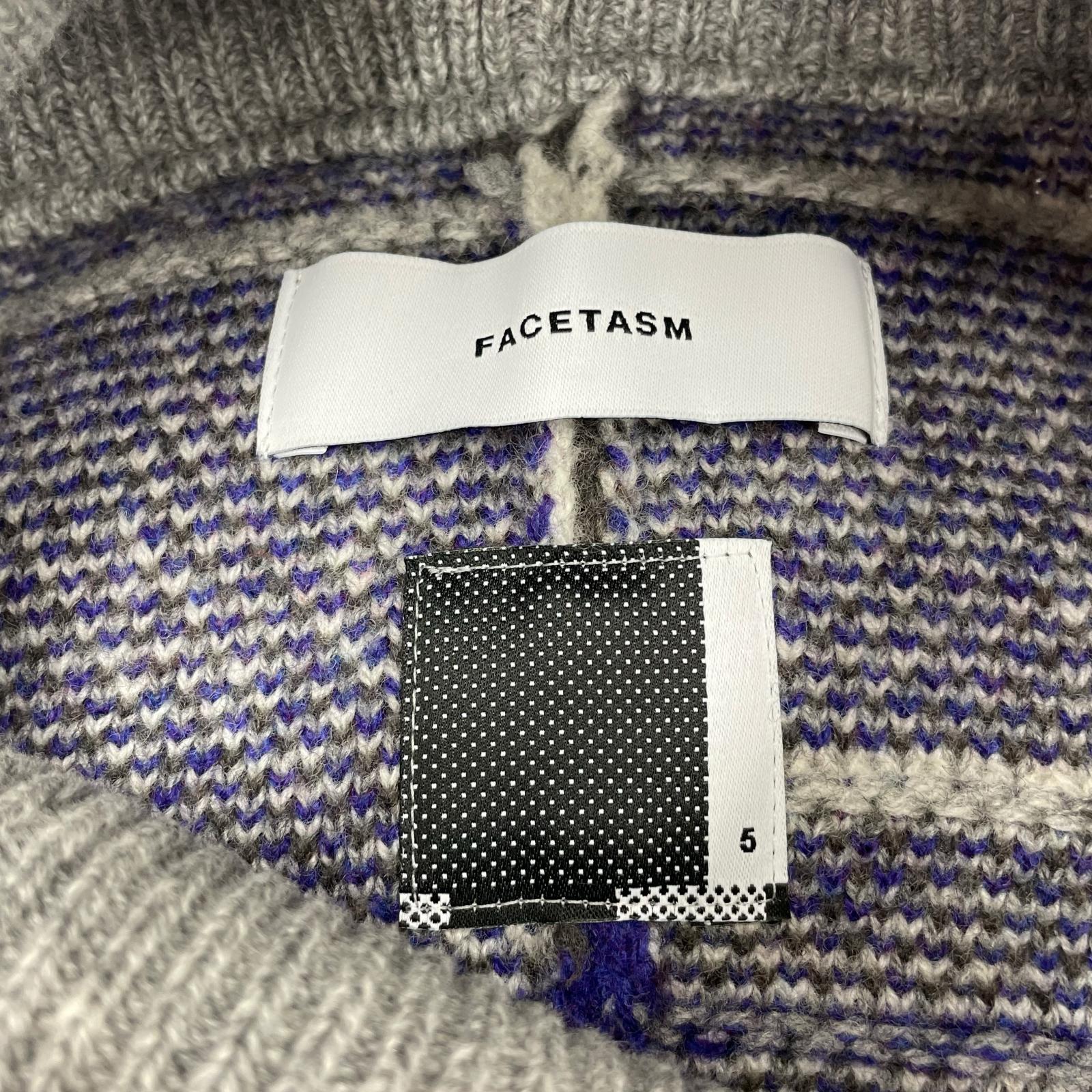 ニット NORDIC KNIT 5 GRAY 5 グレー