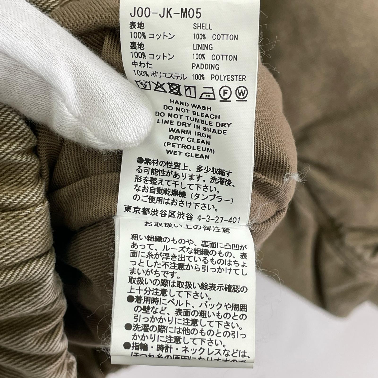 ジャケット BIG WASHED JACKET 4 BEIGE