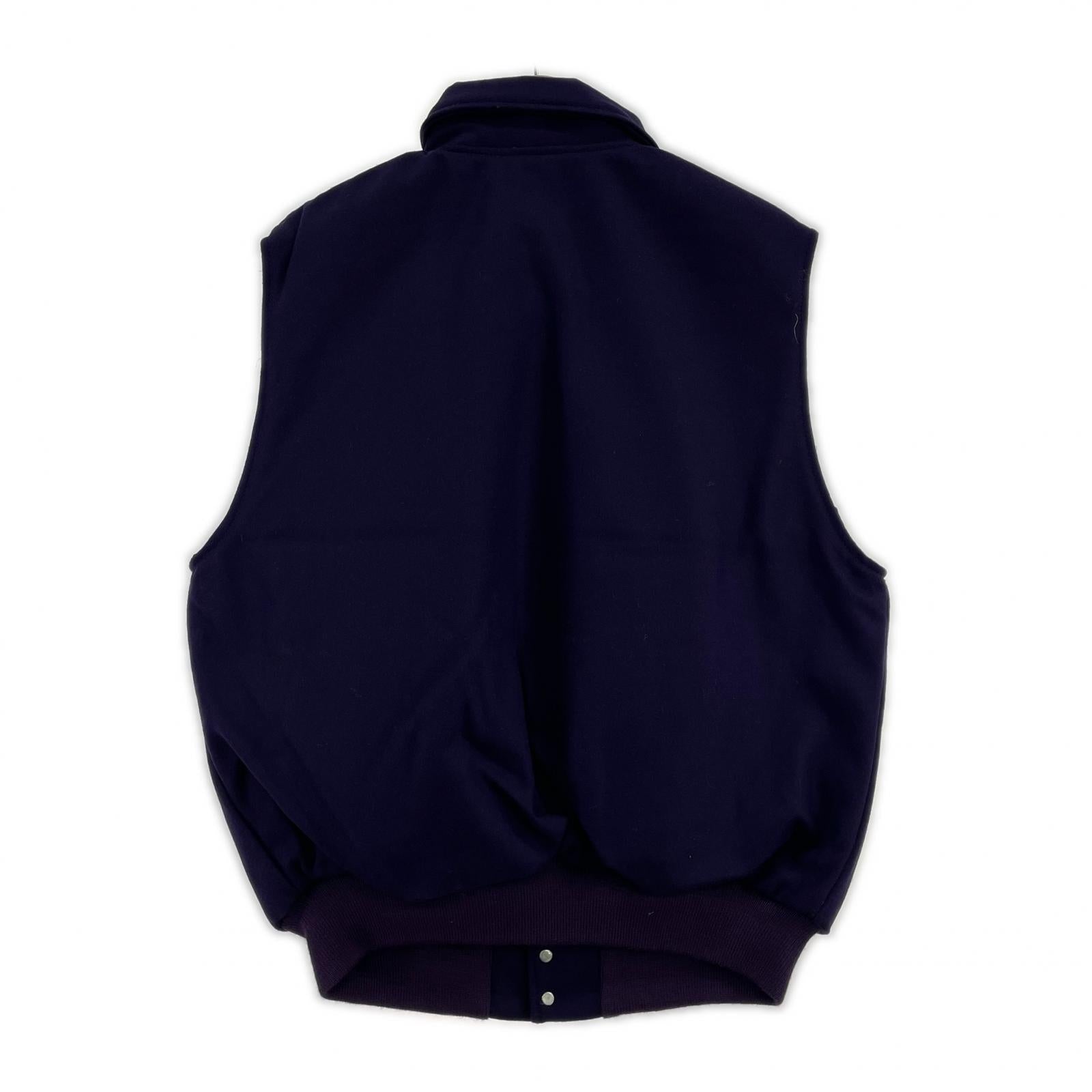 長袖シャツ GAME SPORTSWEAR Varsity Vest ウール 紫 (L) L パープル