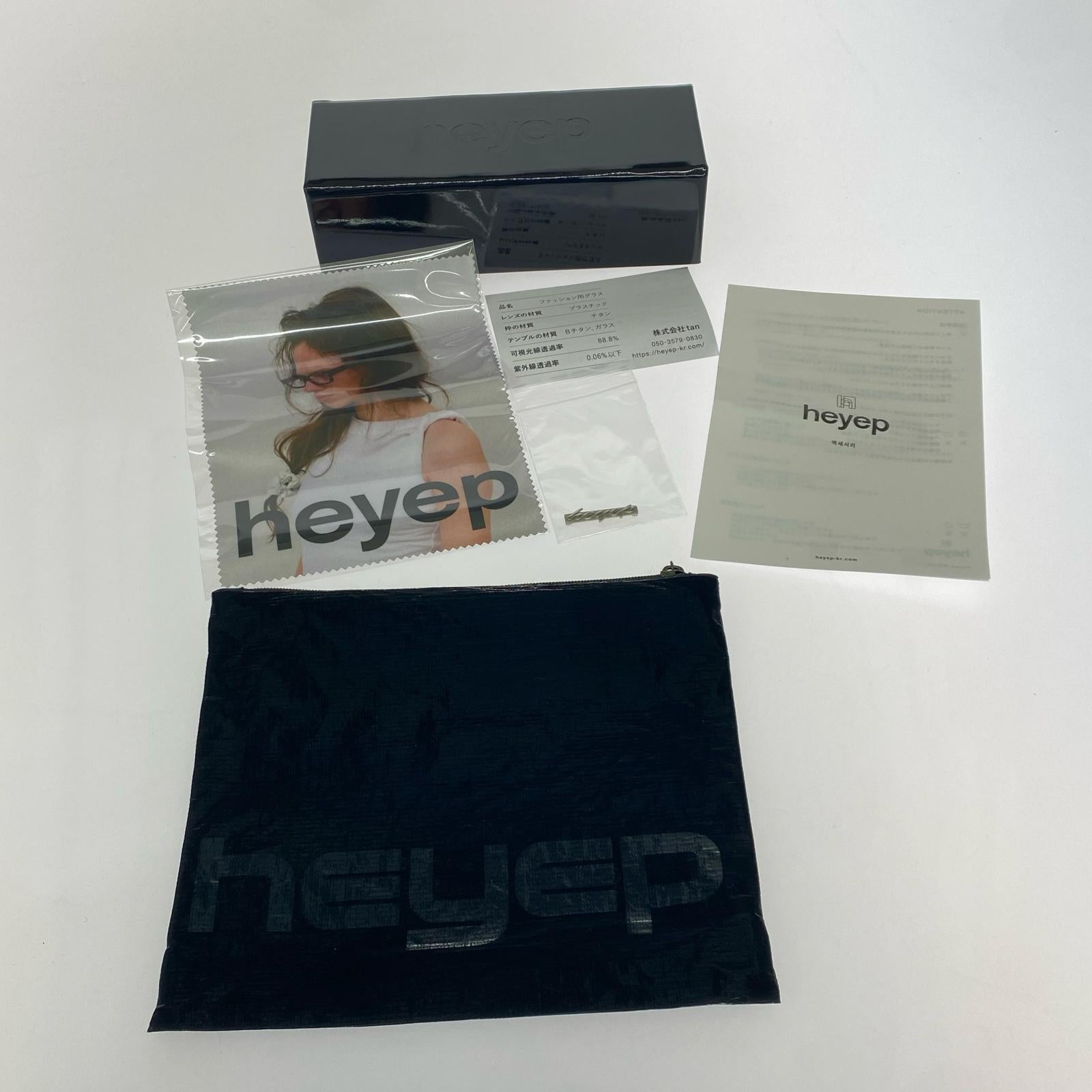 その他アクセサリー heyep アビエーター メガネ シルバーカラー シルバー