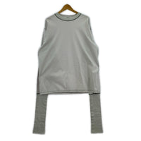 長袖Tシャツ HOMO LUDENS Super Long Rib Tee HL10-3-SLRT グレー グレー