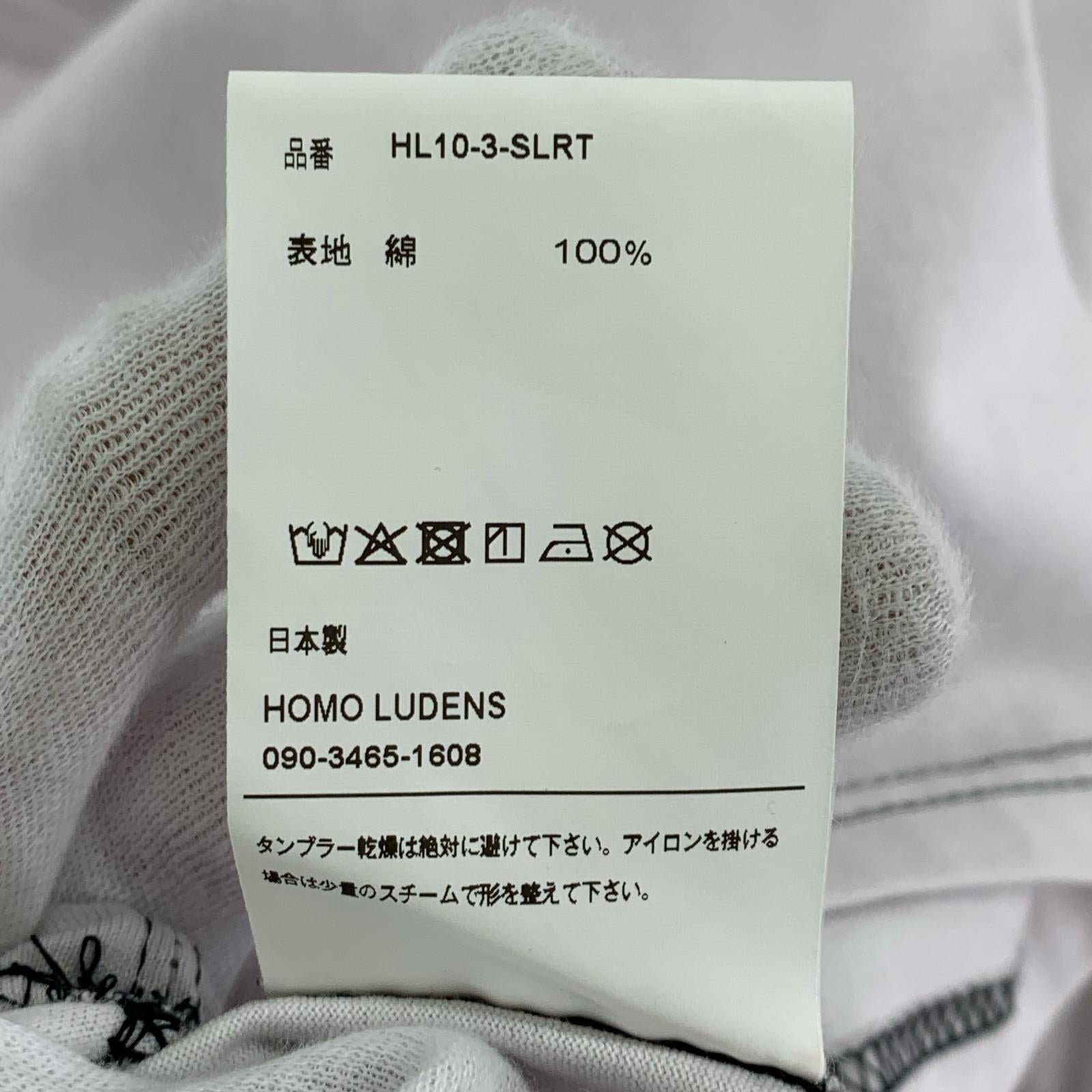 長袖Tシャツ HOMO LUDENS Super Long Rib Tee HL10-3-SLRT グレー グレー
