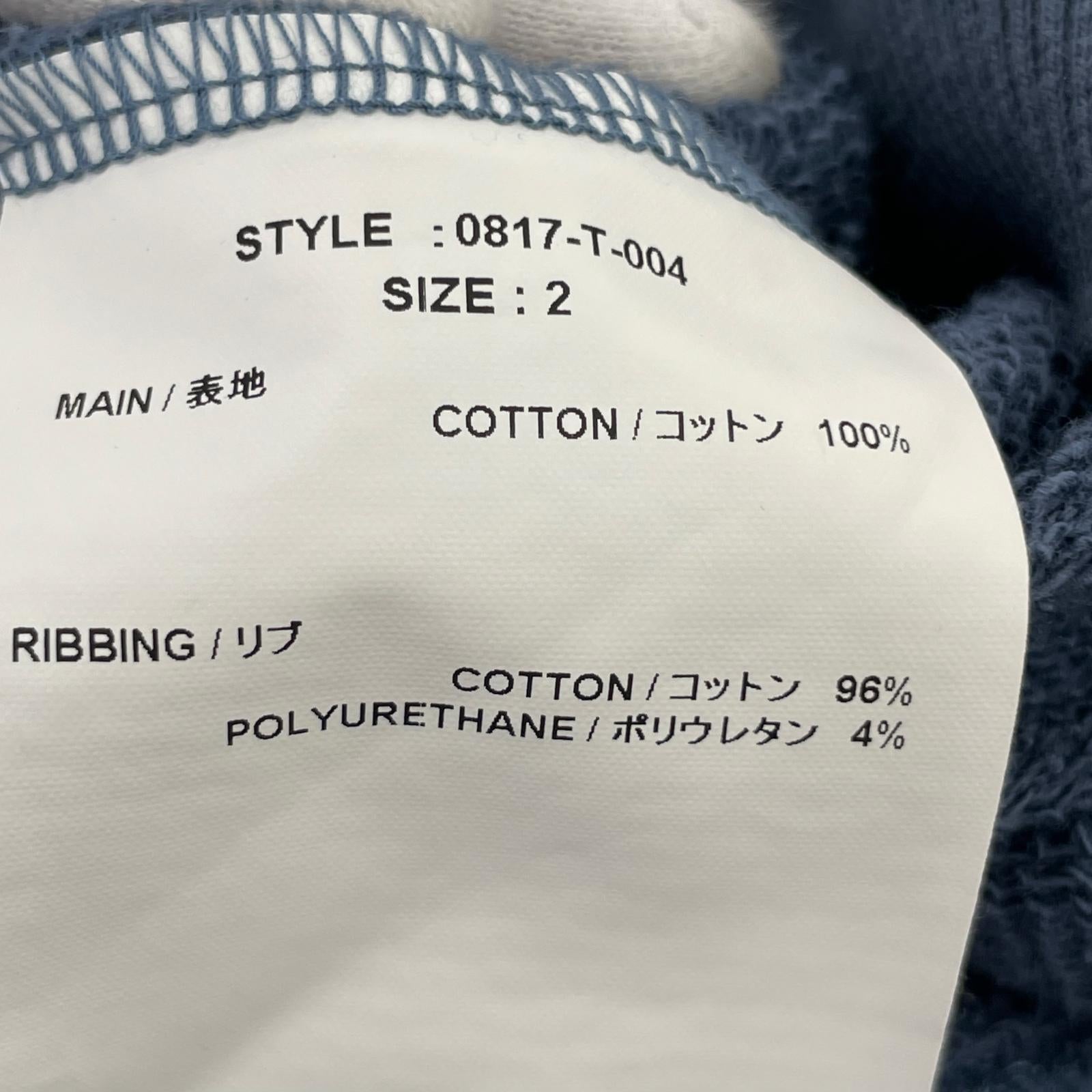 パーカー KOZABURO ゼンフーディ 2 ブルー