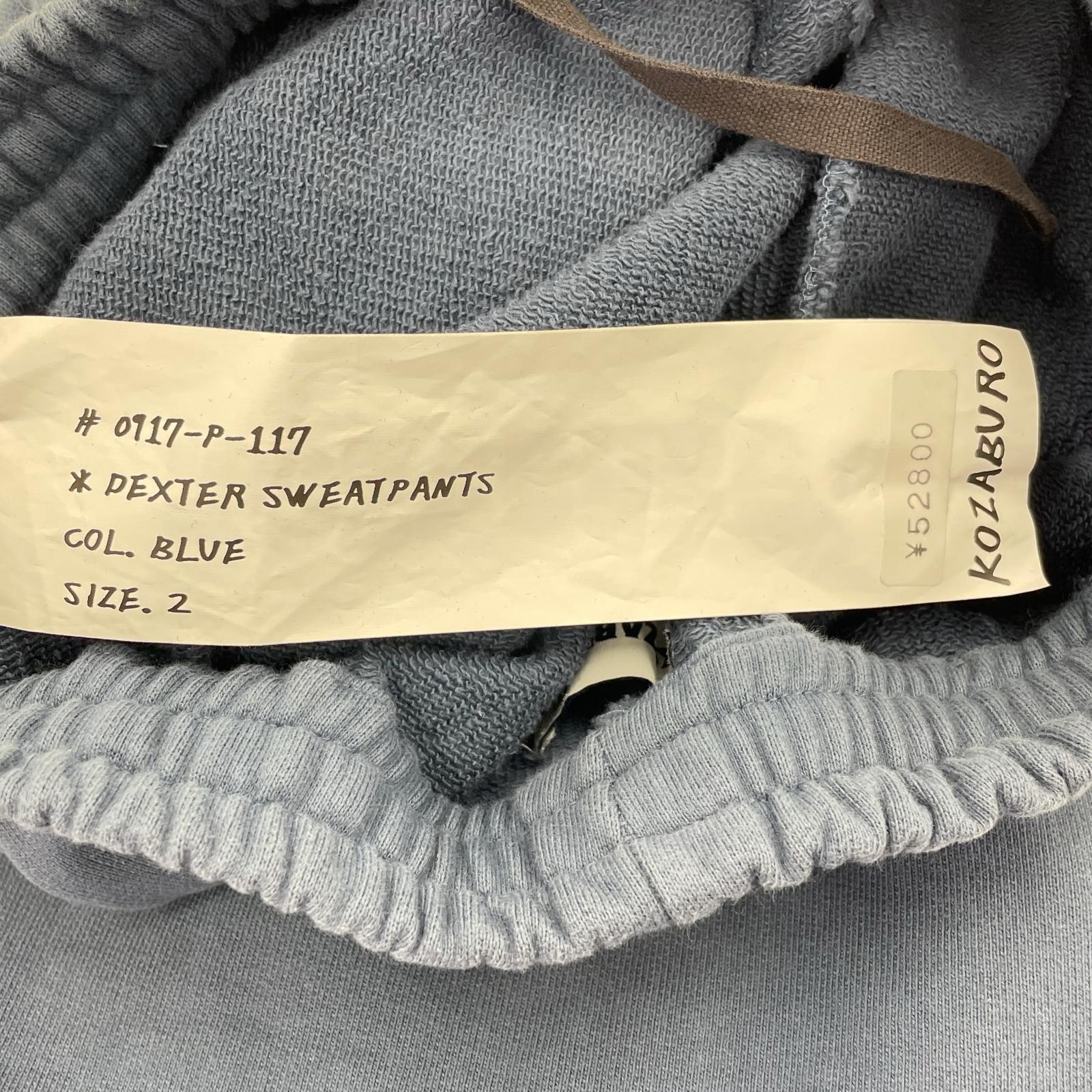 パンツ 25AW Dexter Sweatpants 青 2 ブルー
