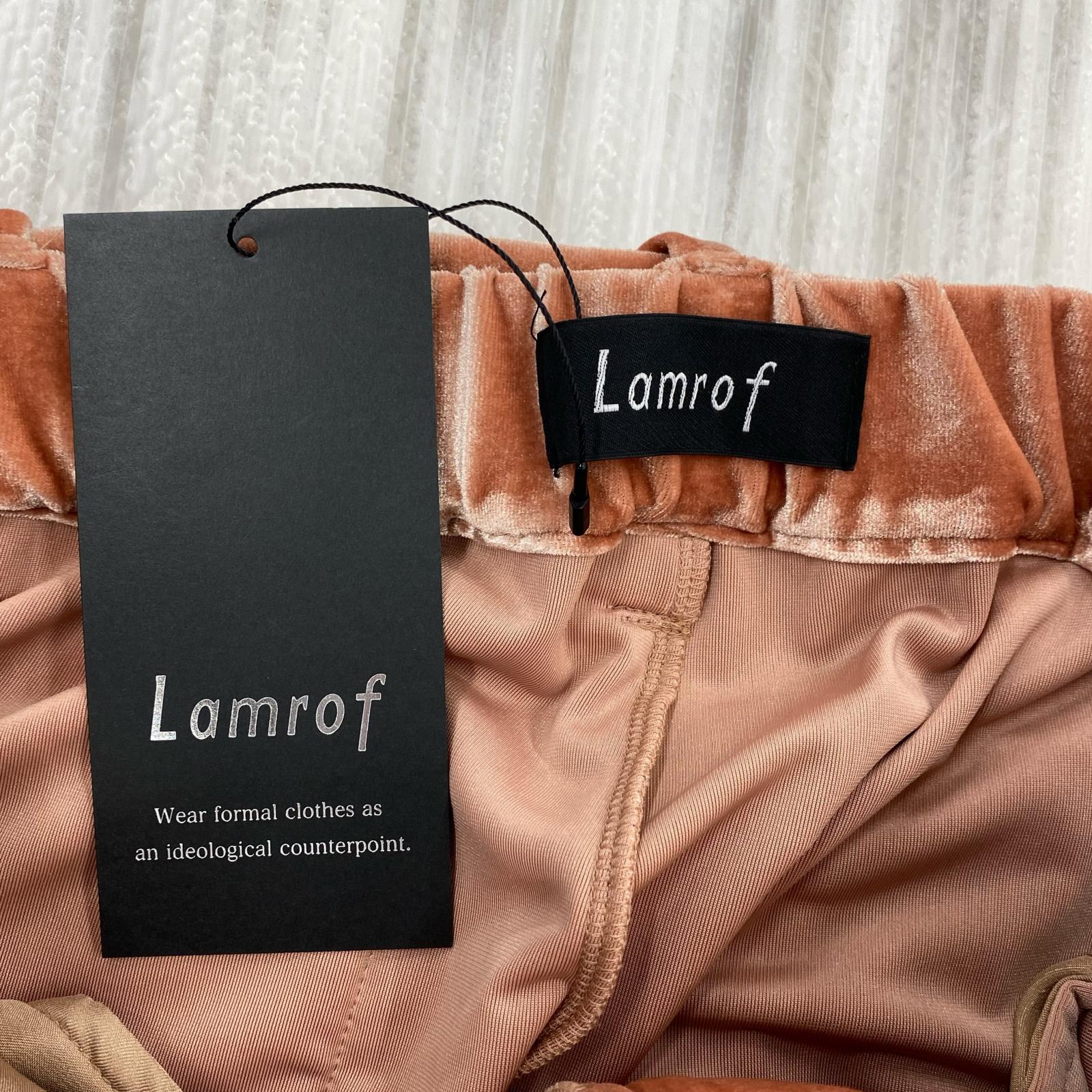 その他ボトムス Lamrof スラックス 刺繍 1 オレンジ