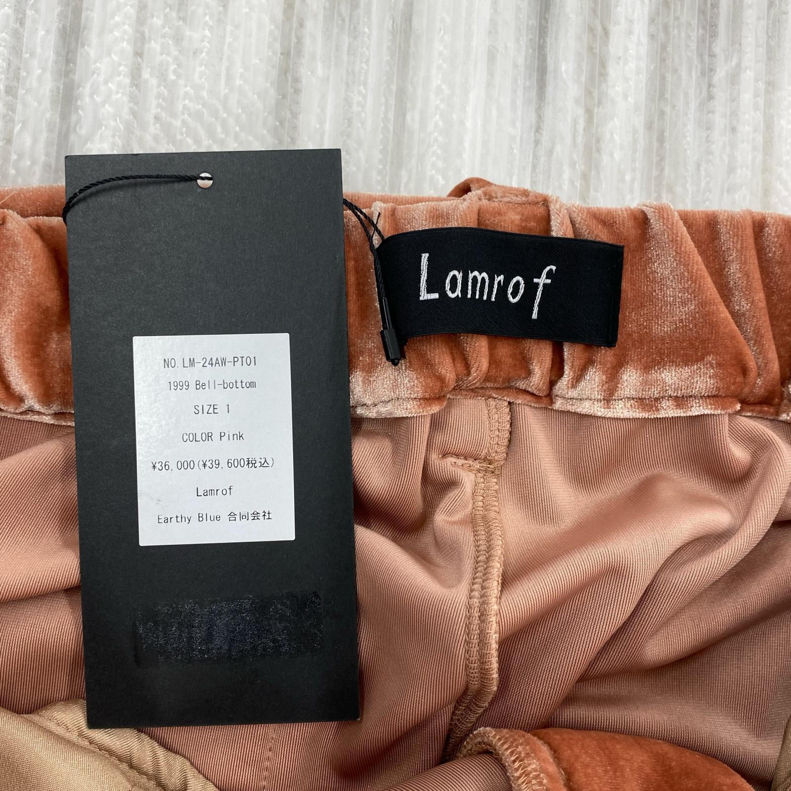 その他ボトムス Lamrof スラックス 刺繍 1 オレンジ